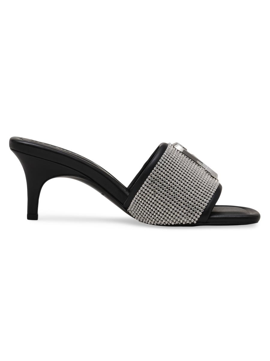 ★Marc Jacobs★9月8日までの特価★The J Marc Heeled Sandal Marc Jacobs 65MM The Rhinestone J Marc Heeled Sandal | Saks