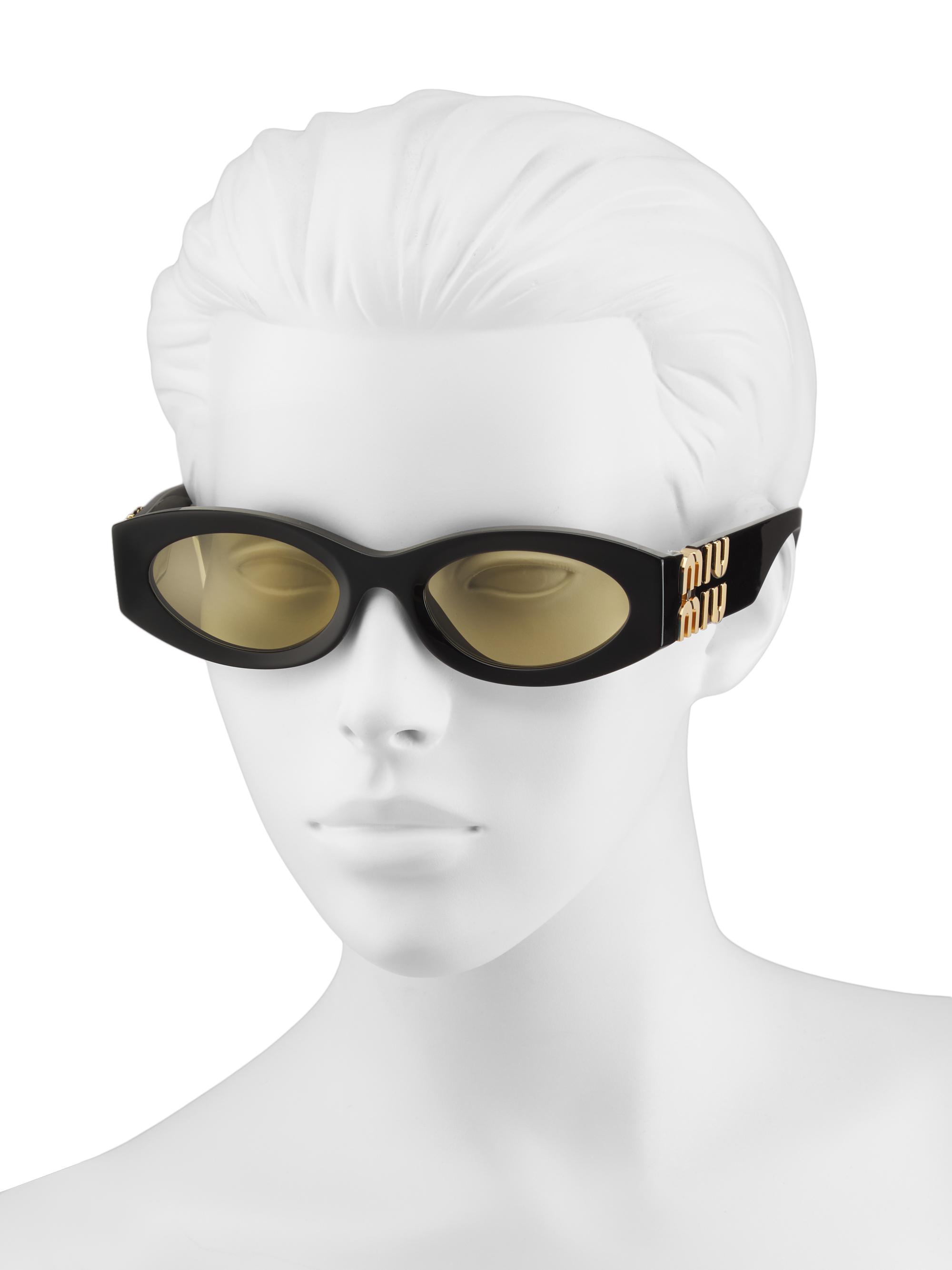 小物 miumiu oval sunglasses made in italy MIU MIU Oval-frame tortoiseshell acetate sunglasses | NET-A