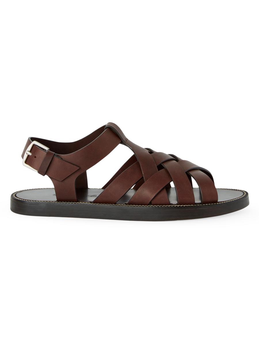Loro Piana kalahari trimmed レザー サンダル 0400020490079?wid=900