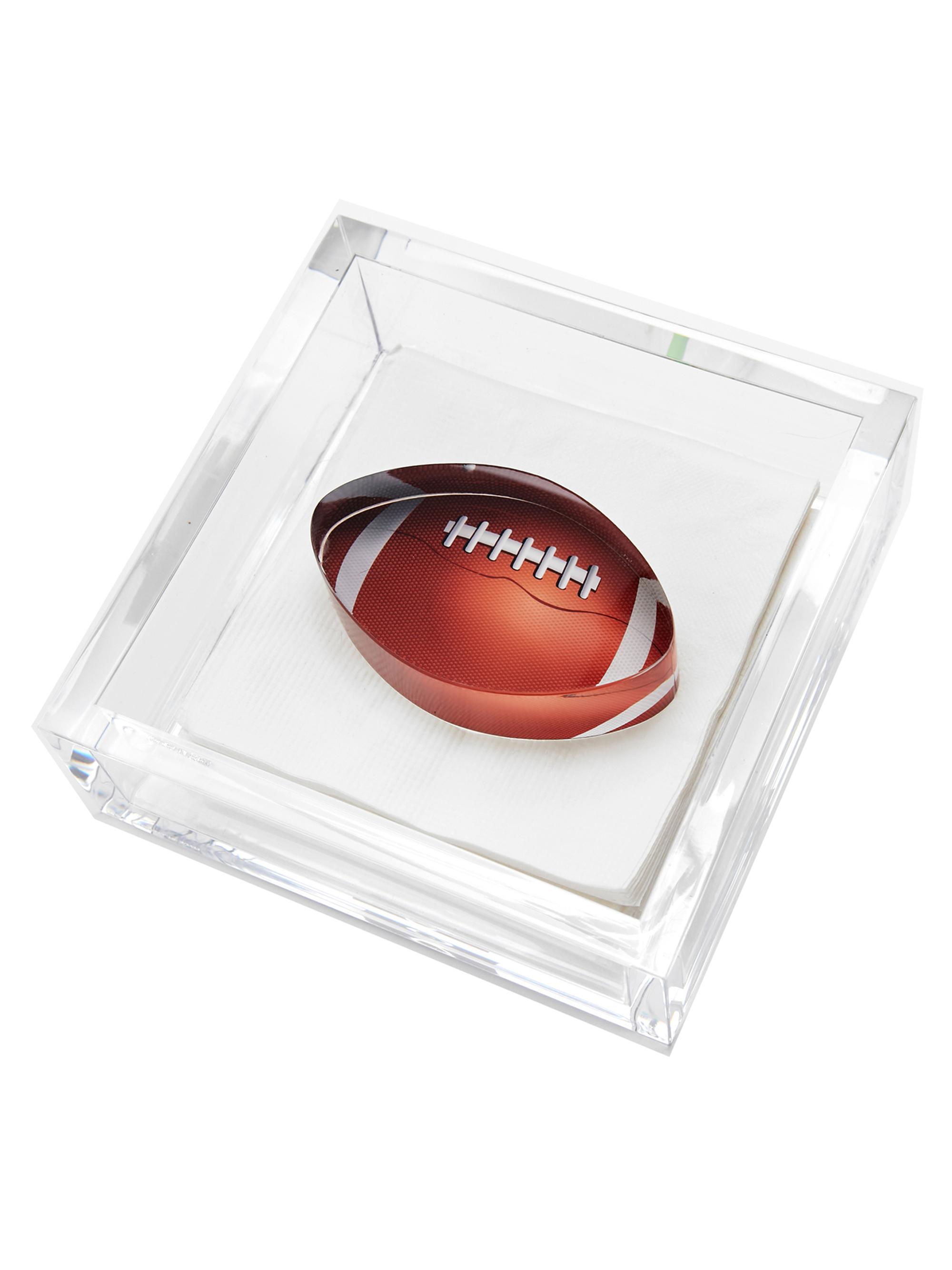 Tara Wilson Designs Football Cocktail Napkin Holder