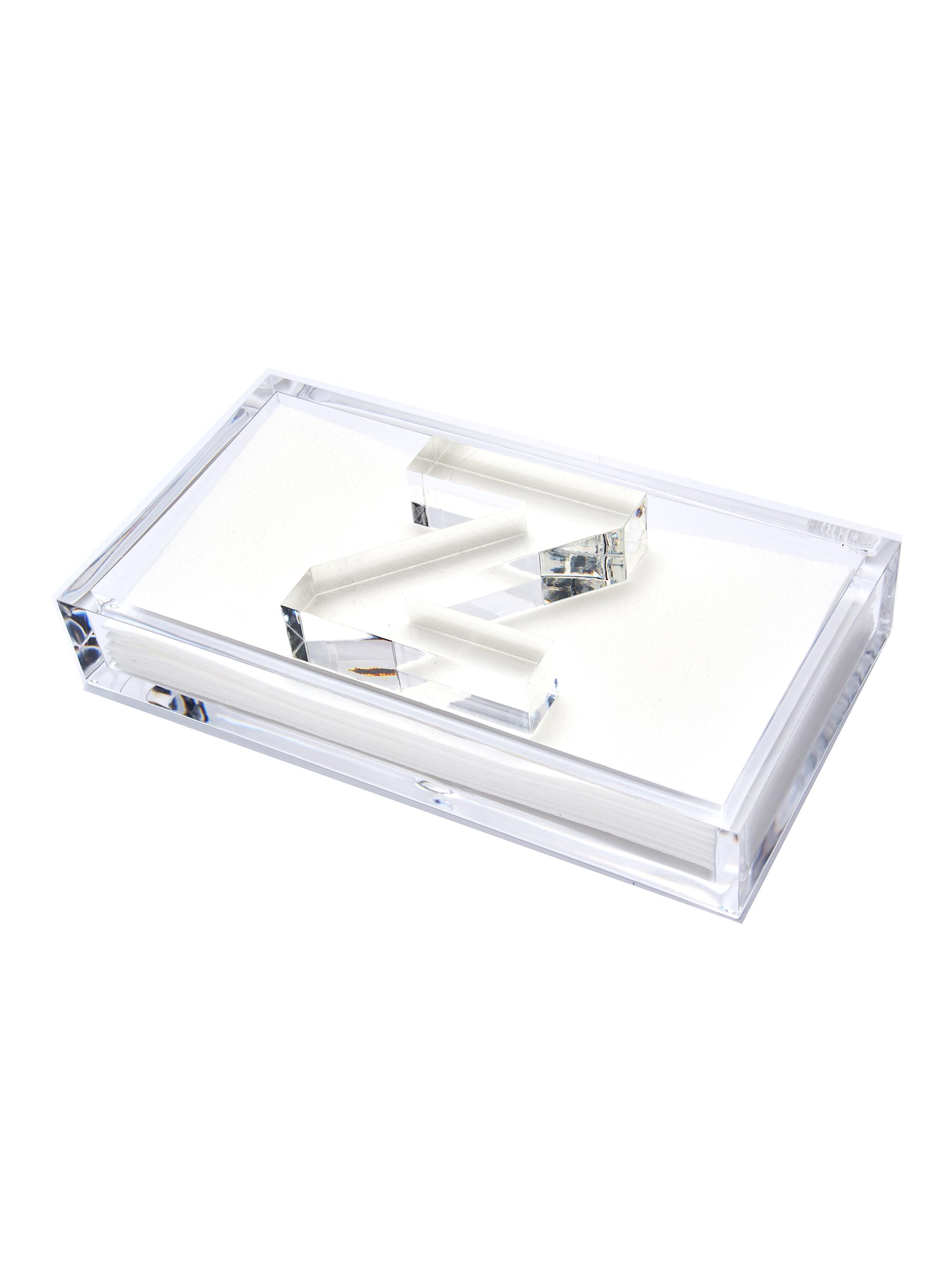 Tara Wilson Designs Initial Guest Napkin Holder - T