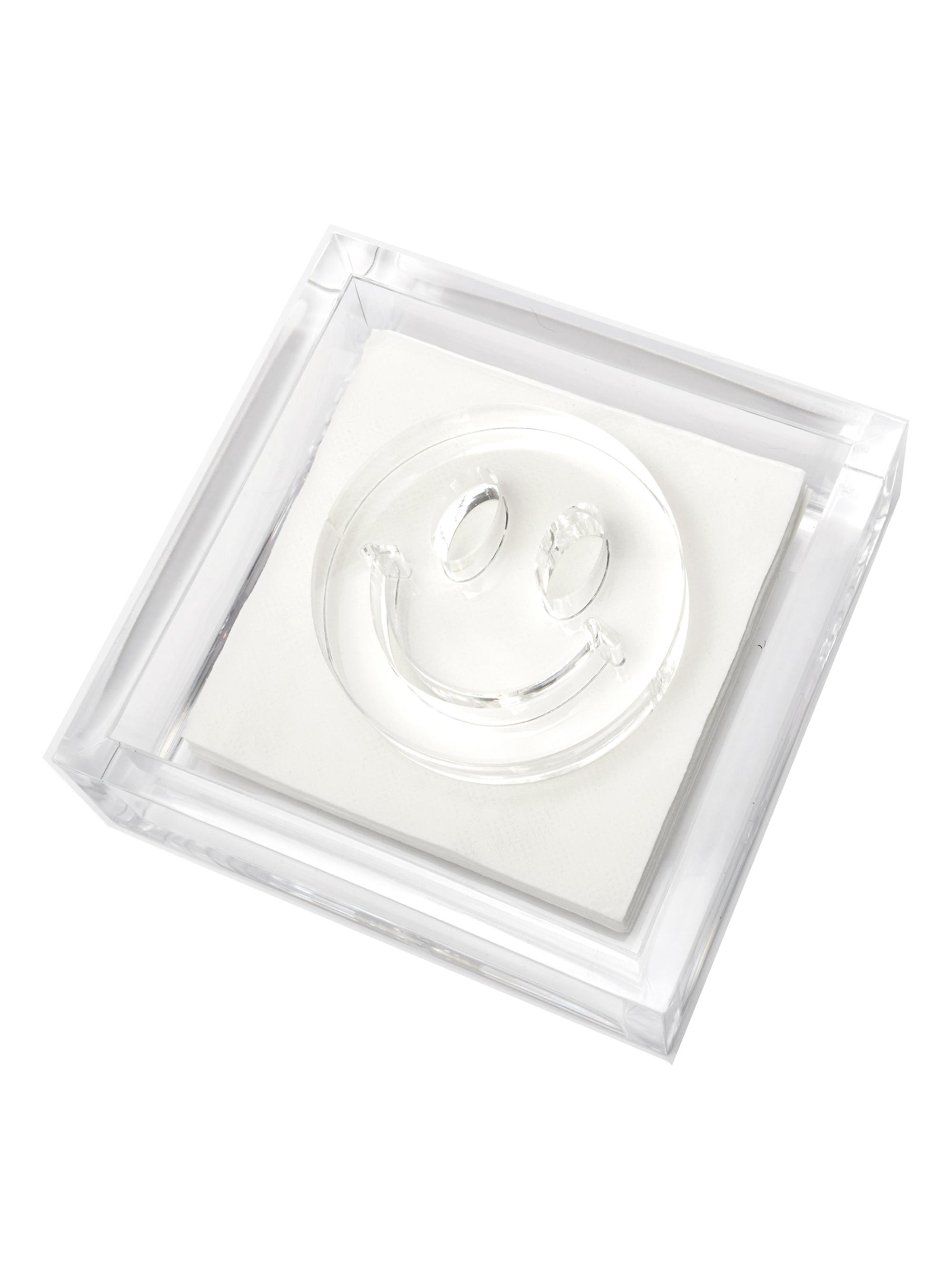 Tara Wilson Designs Smiley Face Cocktail Napkin Holder