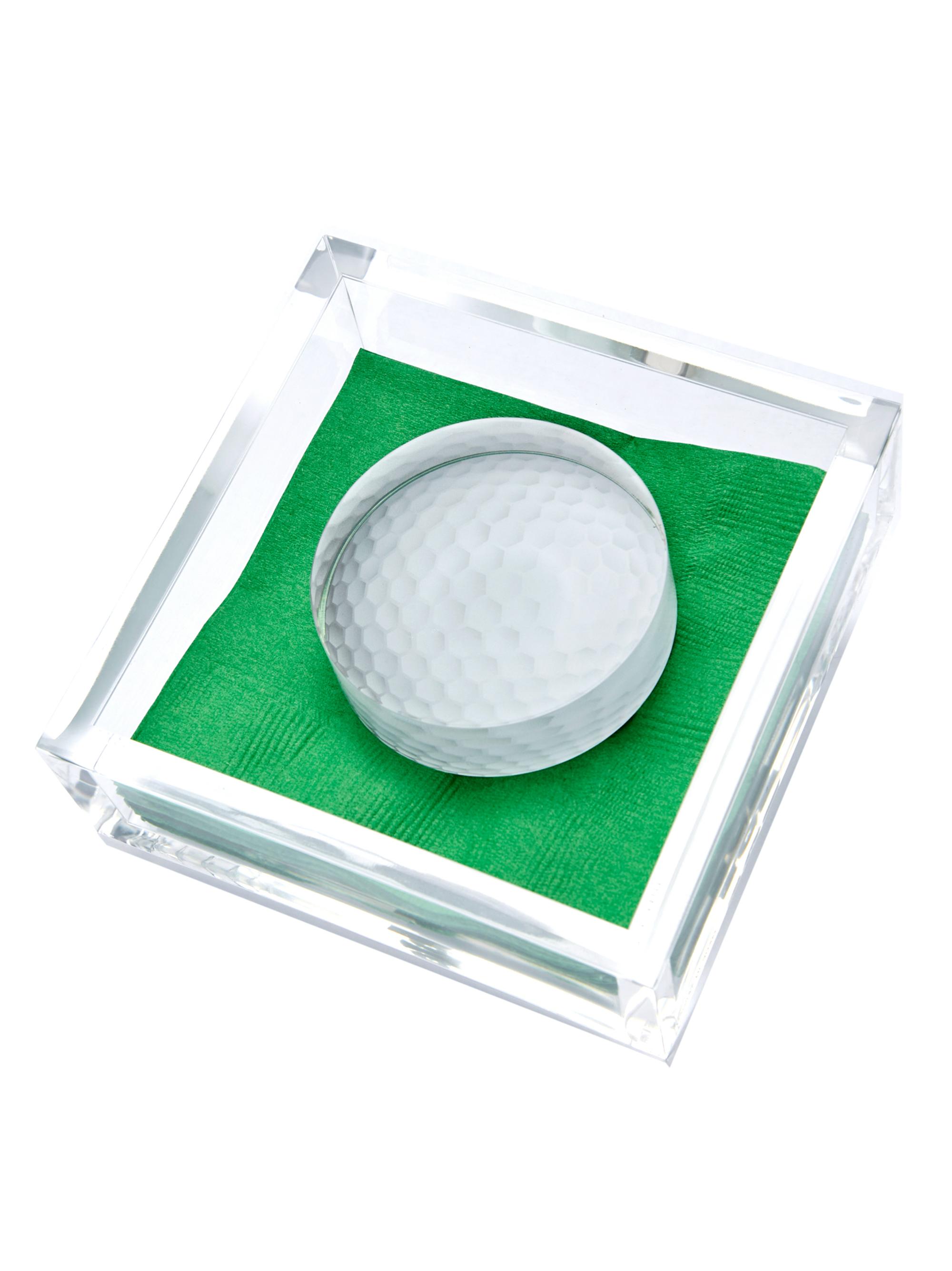 Tara Wilson Designs Golf Ball Cocktail Napkin Holder