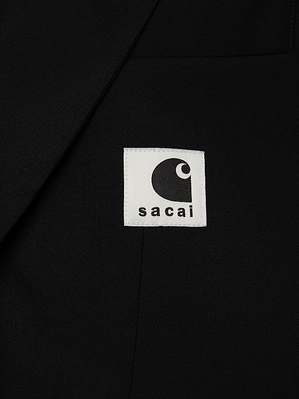 Shop Sacai Sacai x Carhartt WIP Suiting Bonding Coat | Saks Shop Sacai Sacai x Carhartt WIP Suiting Bonding Coat | Saks