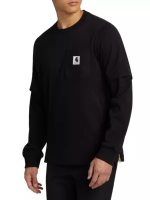 Sacai x Carhartt WIP Long-Sleeve T-Shirt