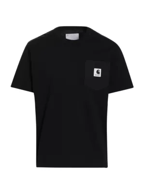 u200bSacai x Carhartt WIP Logo Crewneck T-Shirt