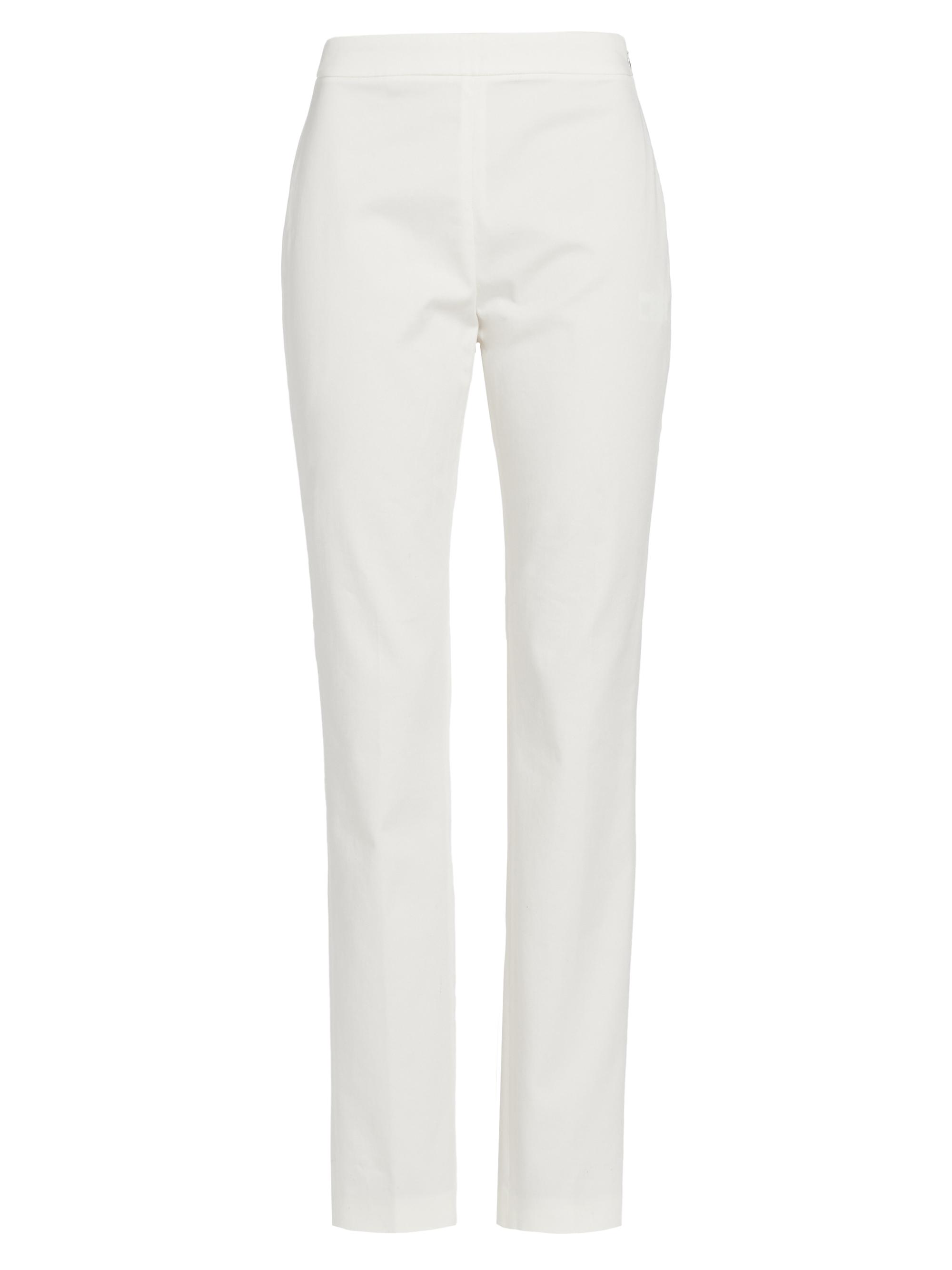 Fabiana Filippi Women's Cotton-Blend Gabardine Skinny Trousers - Bianco