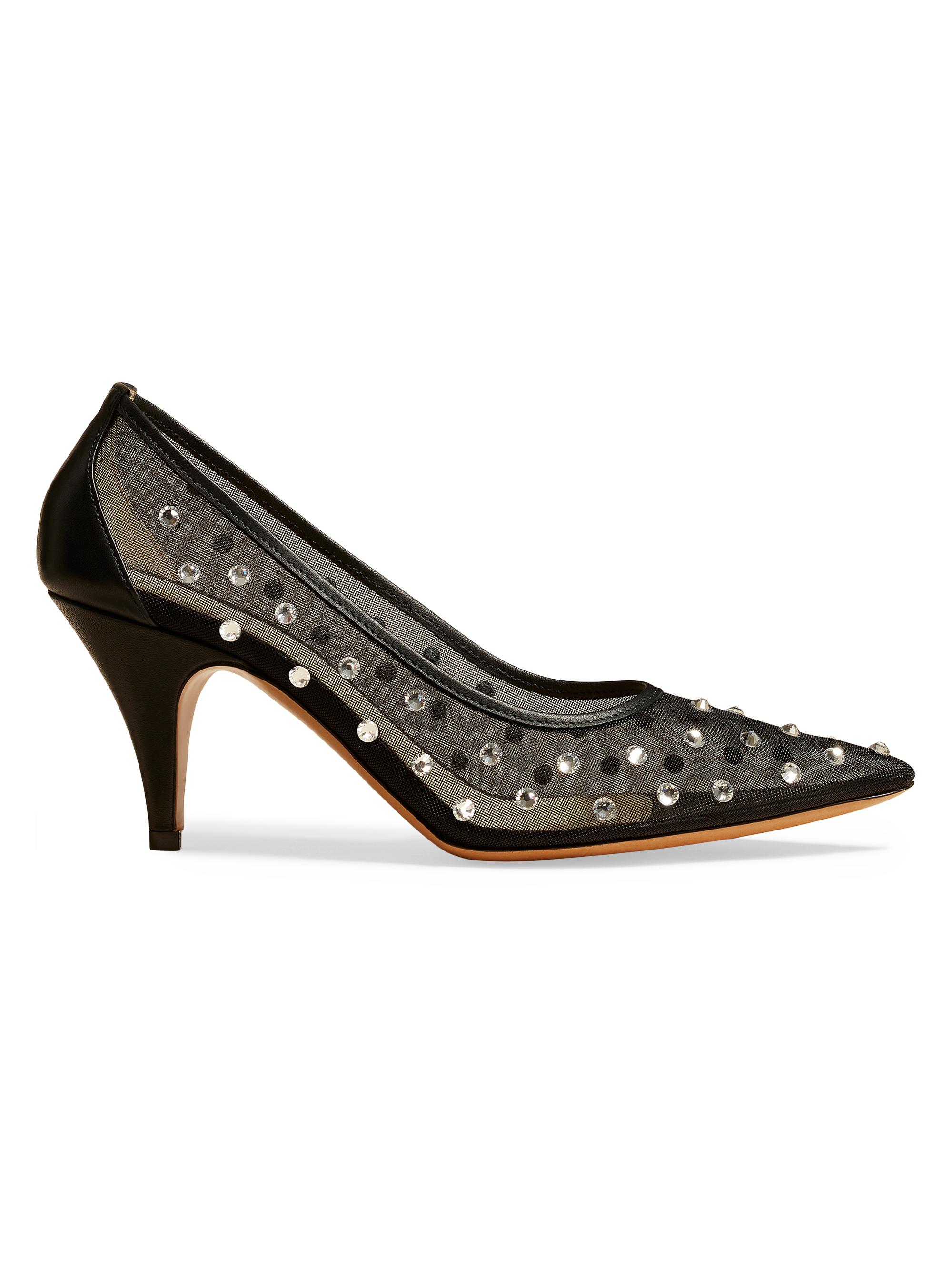 Khaite Women's River Iconic 75MM Crystal-Embellished Pumps - Black