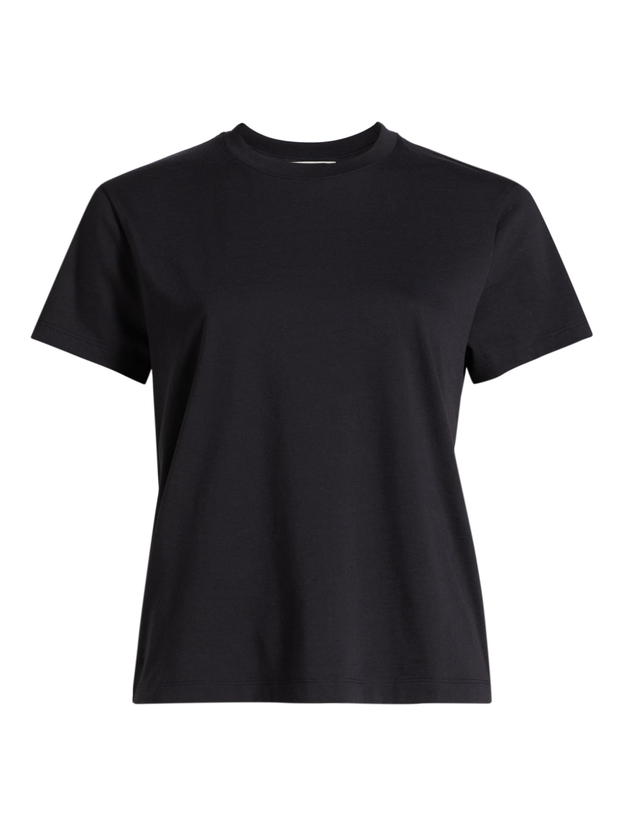 Vince Women's Crewneck Pima Cotton T-Shirt - Coastal Blue