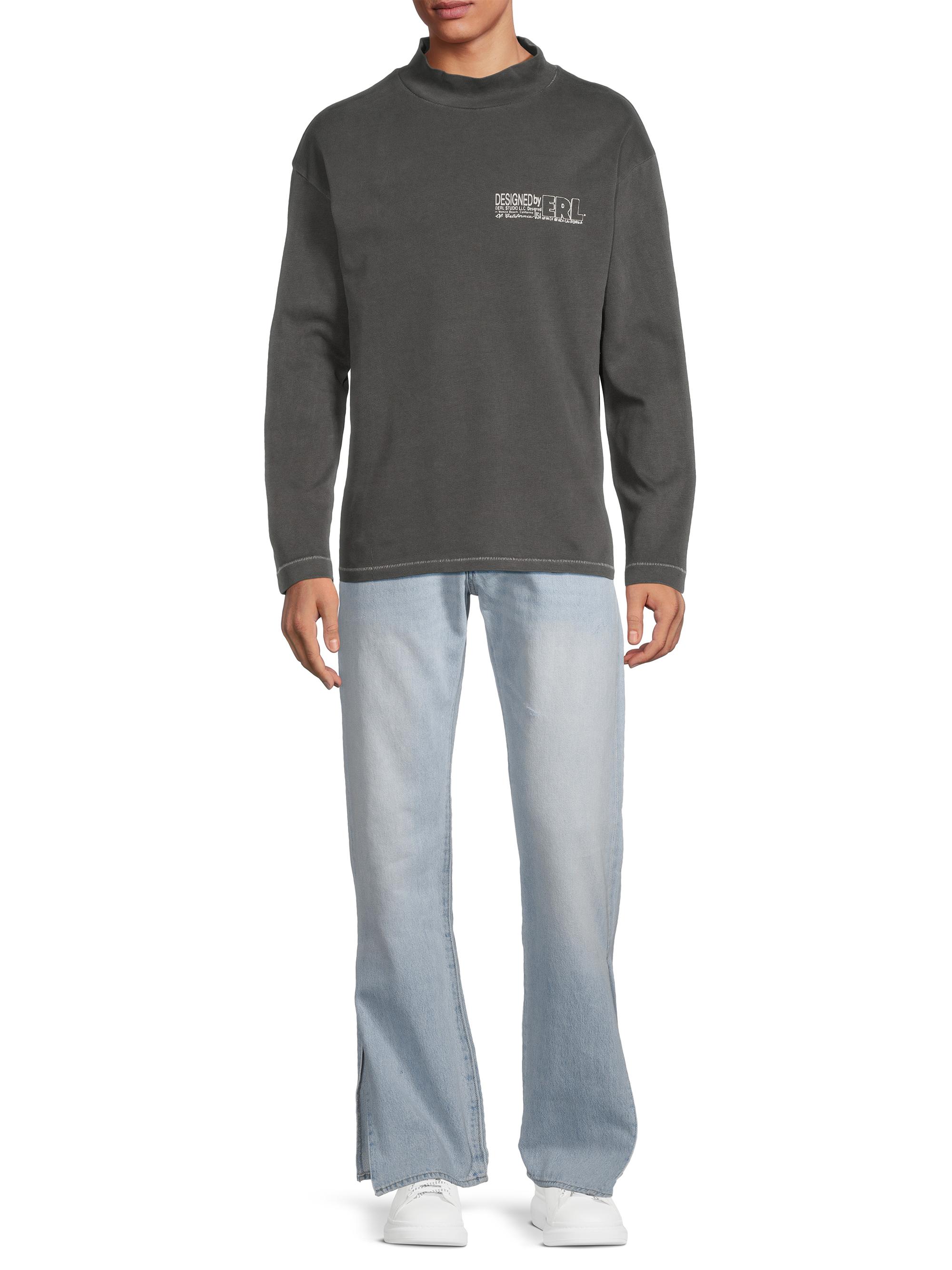 ERL Men's Make Believe Cotton Sweatshirt - Black