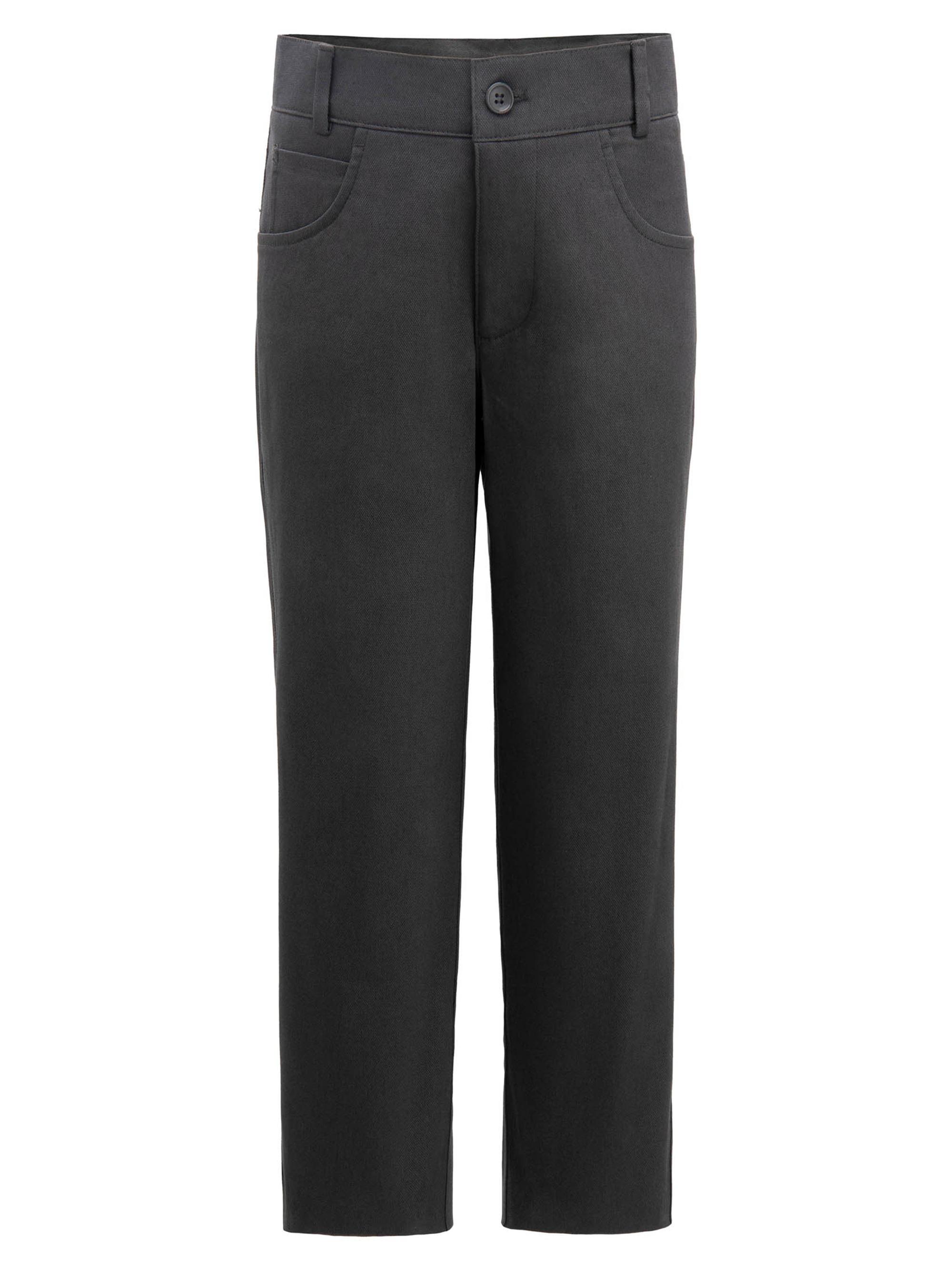 Moustache Little Boy's & Boy's Formal Trousers - Grey