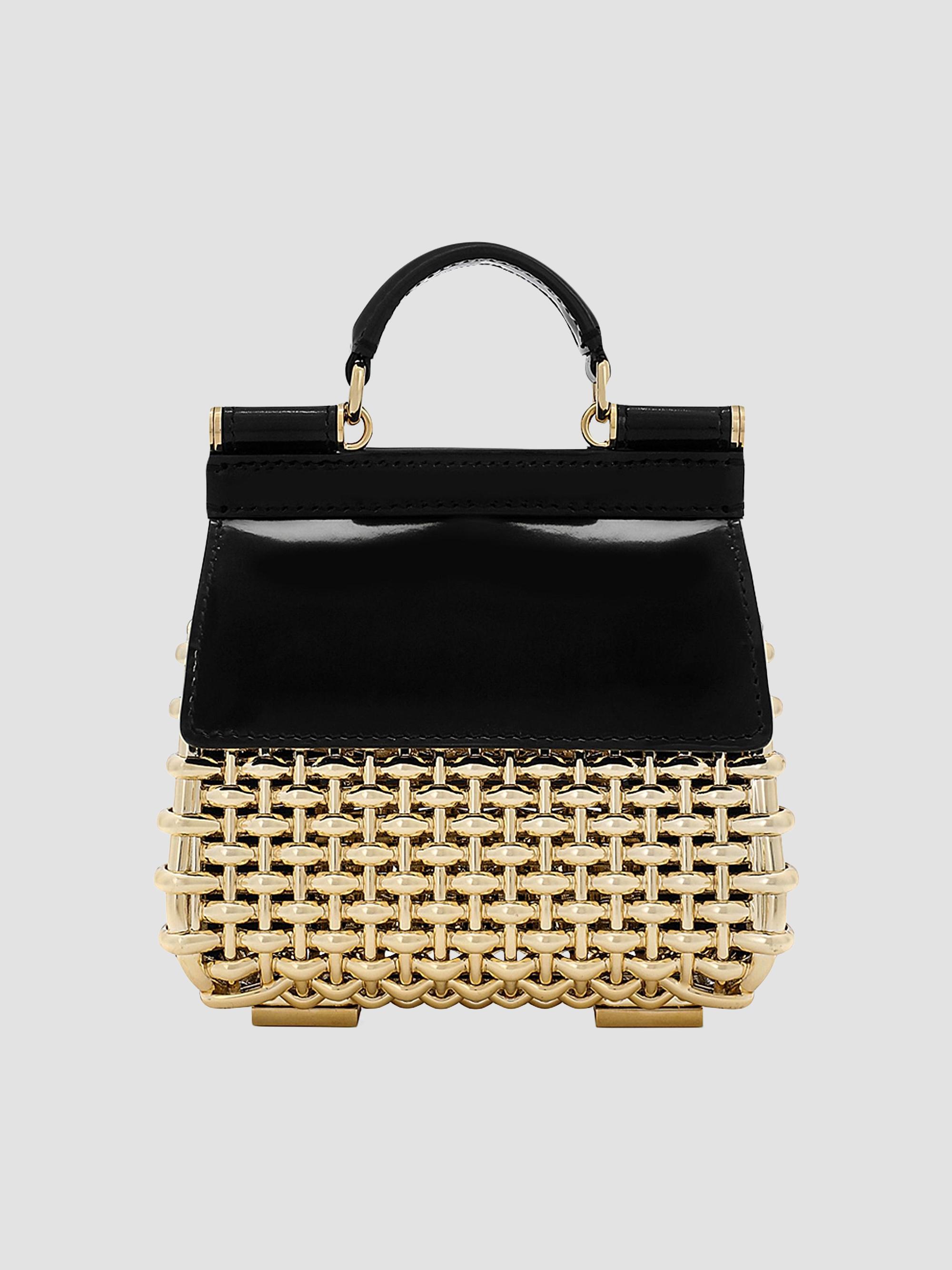 Dolce&Gabbana Mini Sicily Leather Box Bag | Saks Fifth Avenue