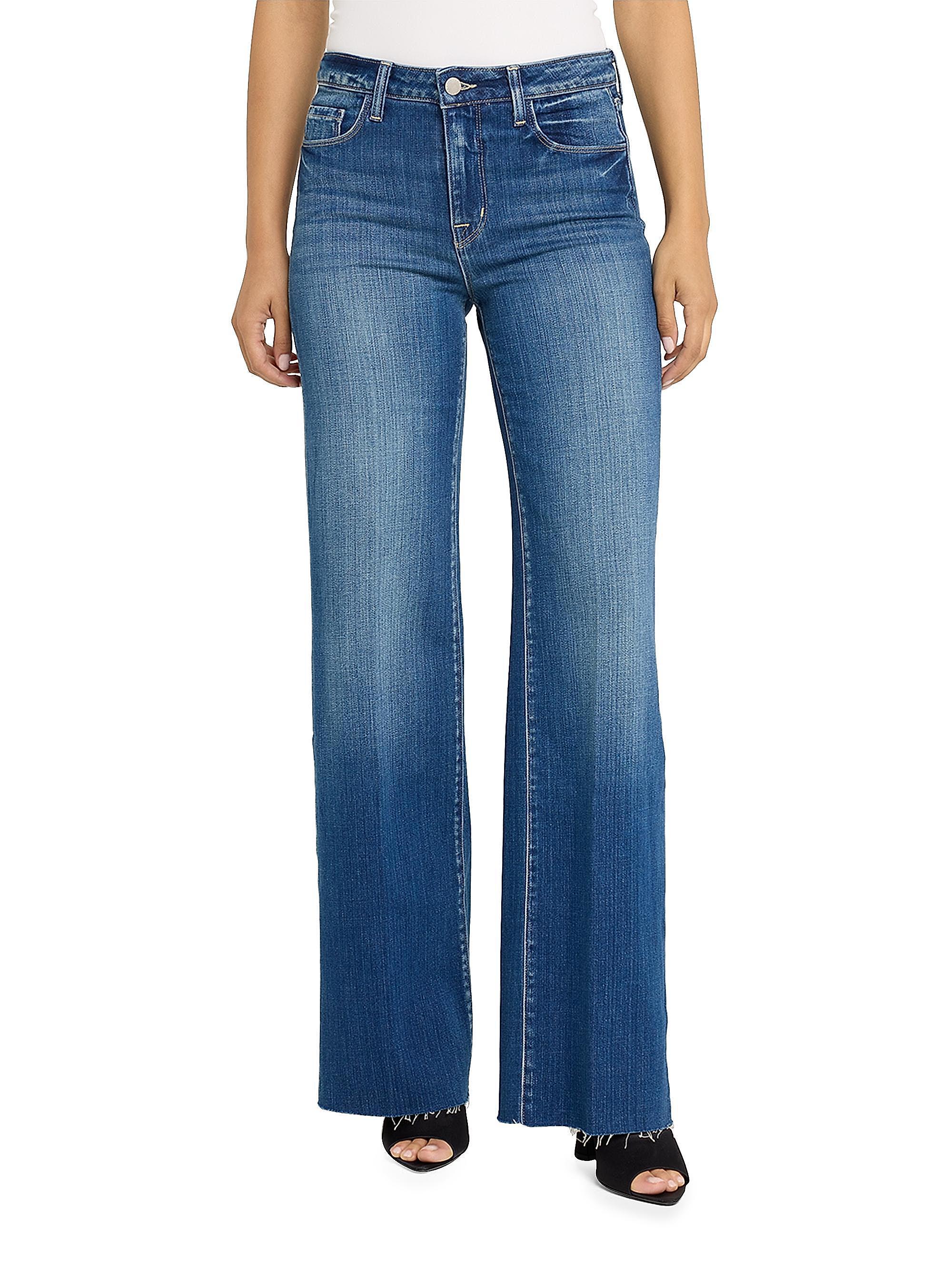 L'AGENCE Scottie High-Rise Wide-Leg Jeans | Saks Fifth Avenue