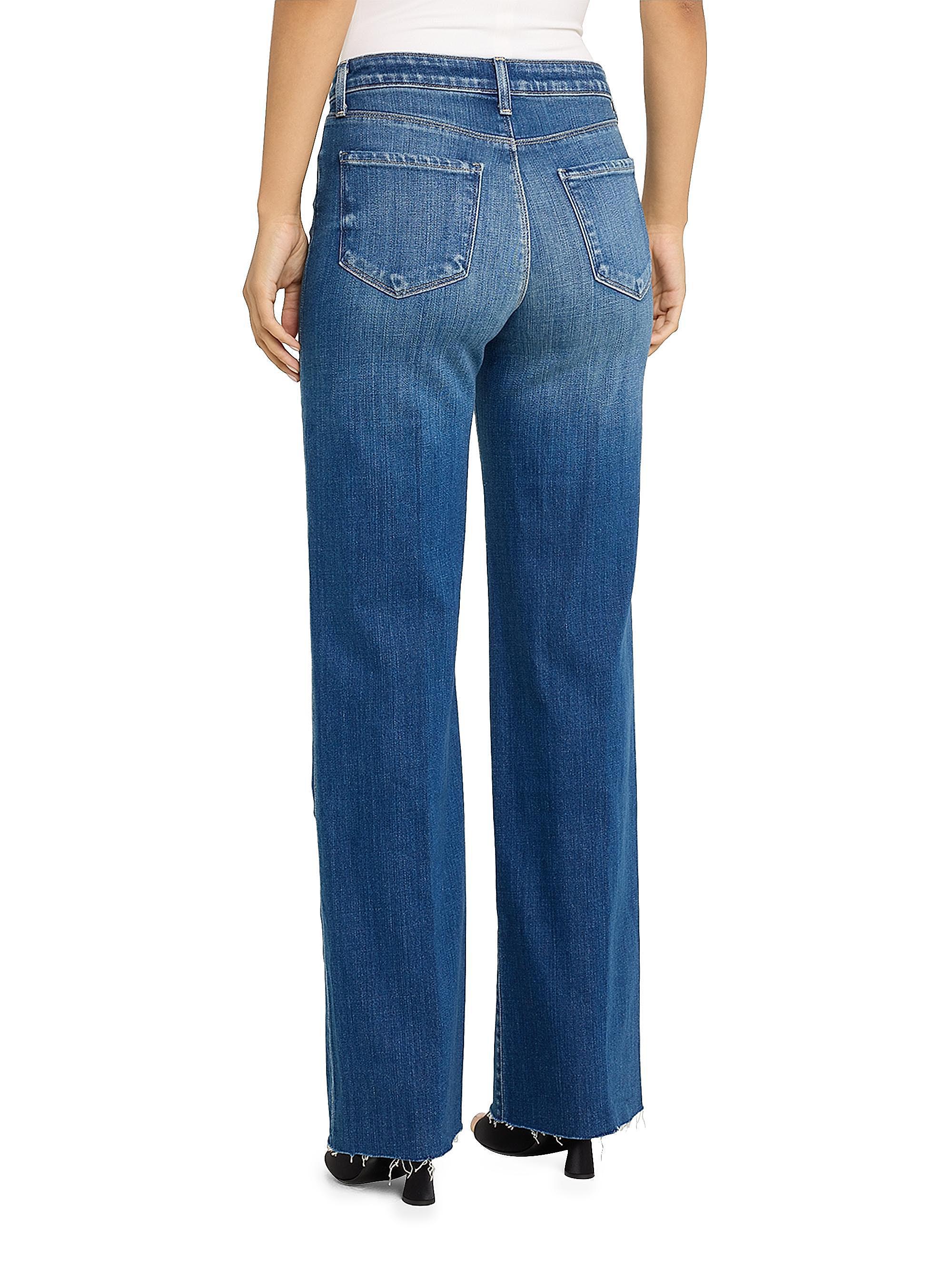 L'AGENCE Scottie High-Rise Wide-Leg Jeans | Saks Fifth Avenue