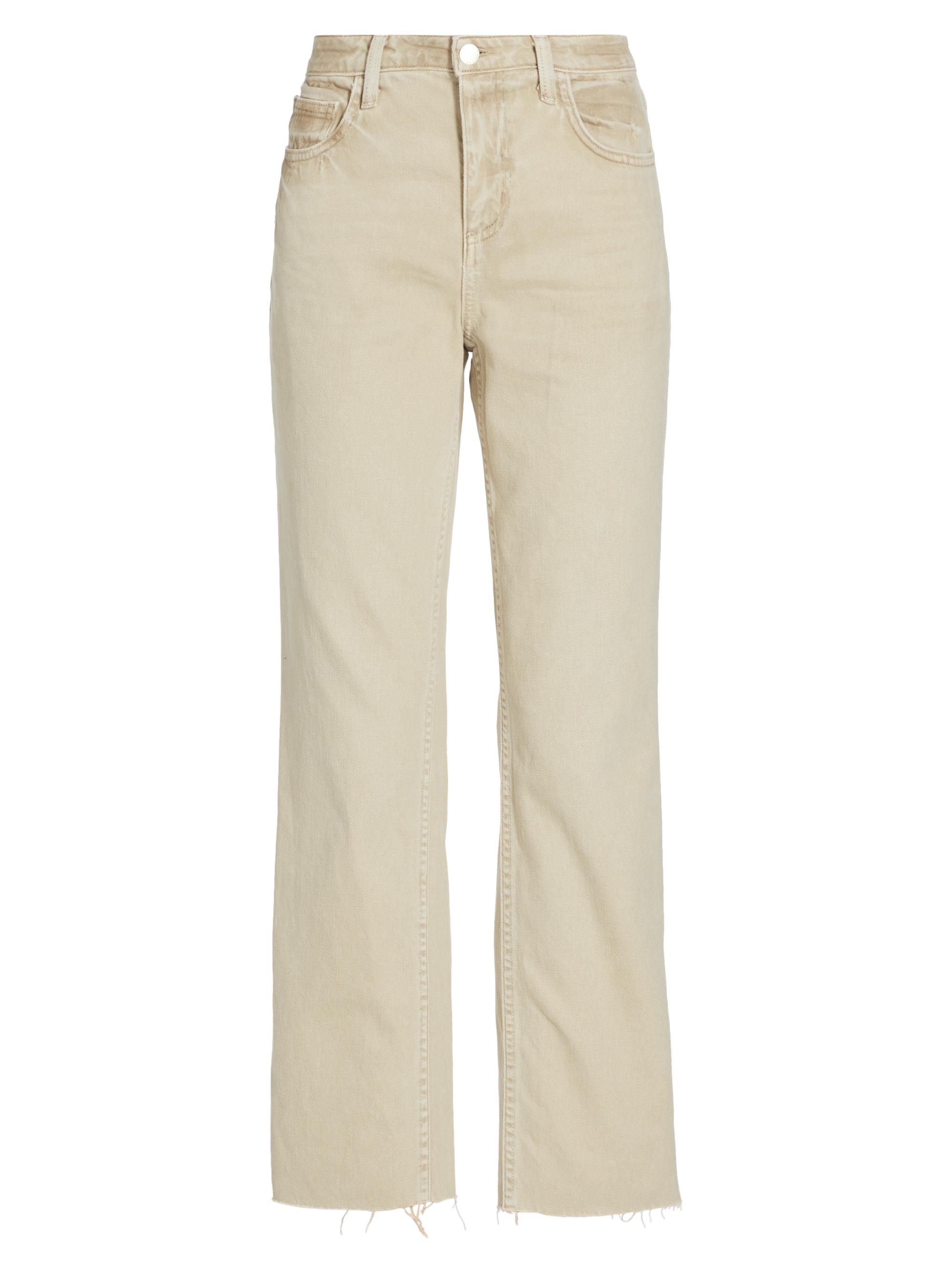 L'AGENCE Women's Milana Low-Rise Stovepipe Jeans - Sand Dune