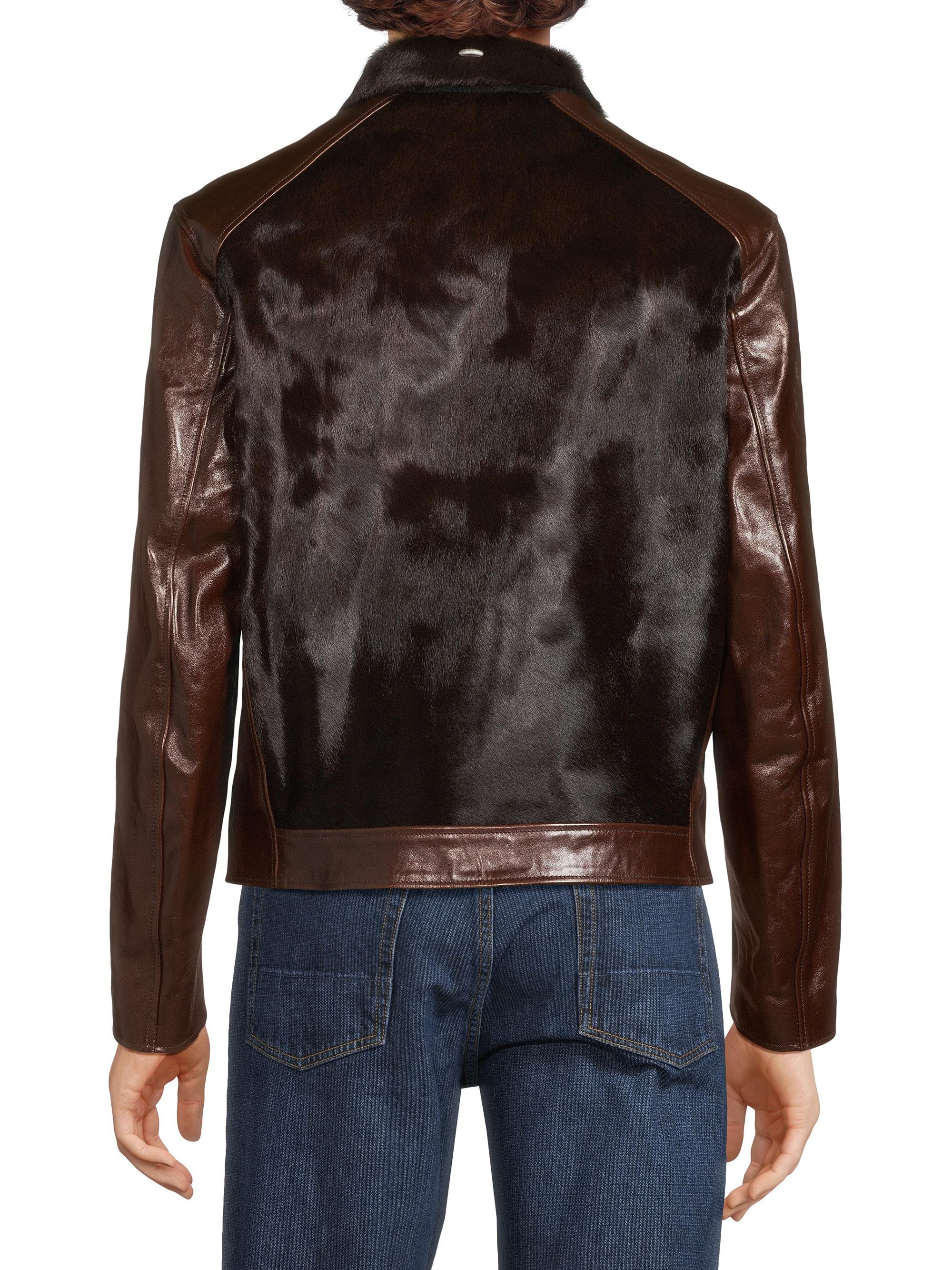 Our Legacy Andalou Leather Jacket | Saks Fifth Avenue