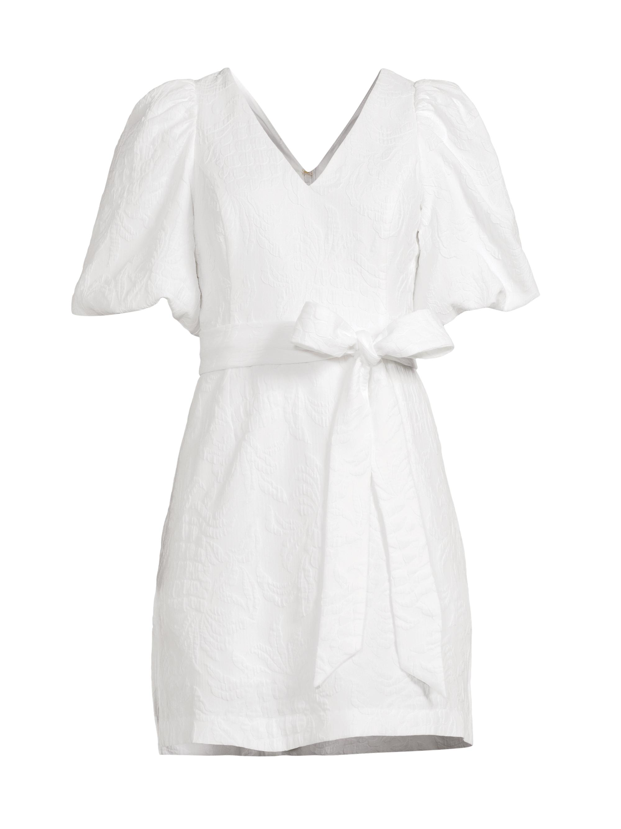 Lilly Pulitzer Women's Kirrabelle Jacquard Skirted Romper - Resort White Pineapple