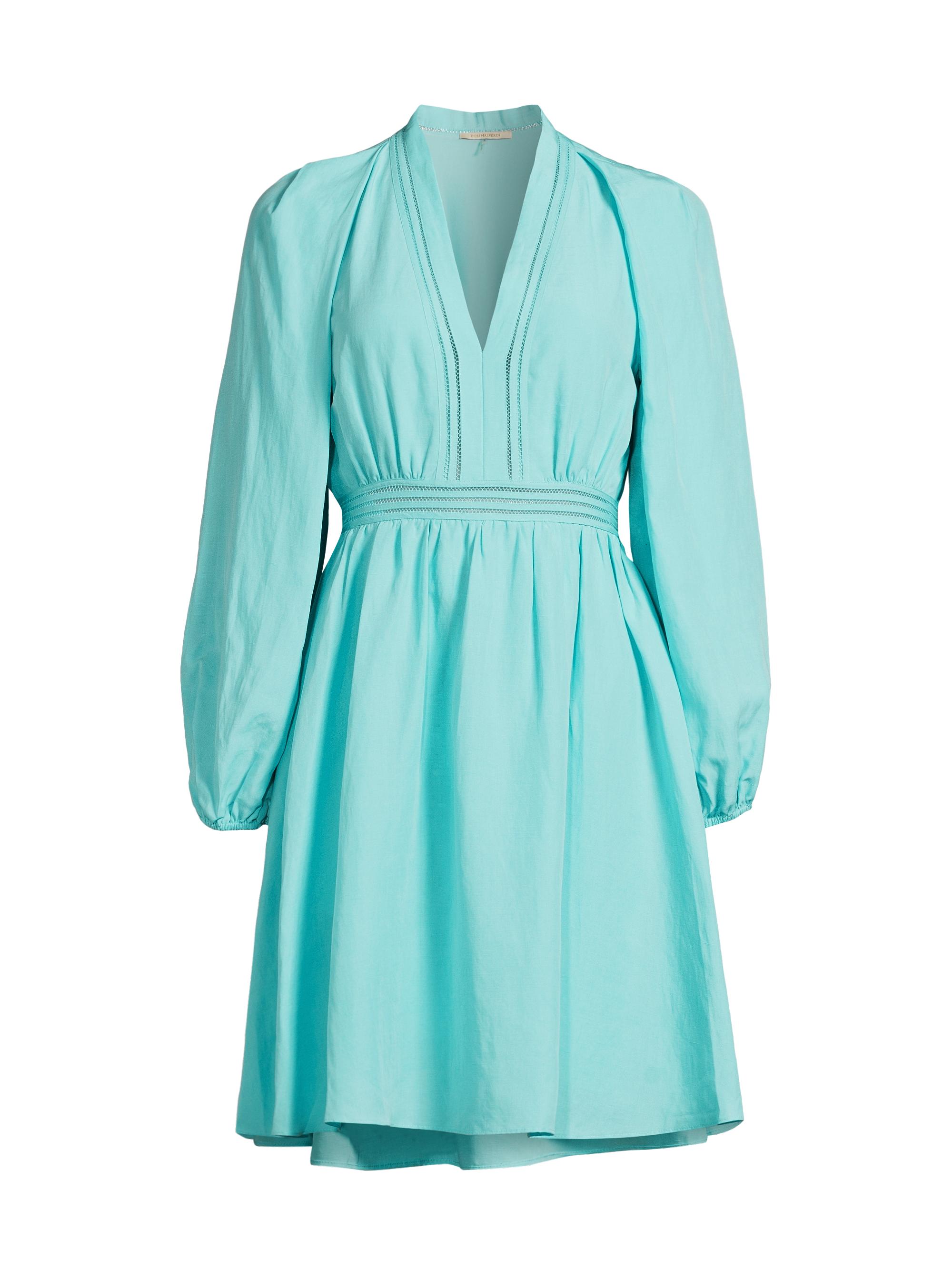 Kobi Halperin Women's Barb Open-Seam Cover-Up Dress - Aqua