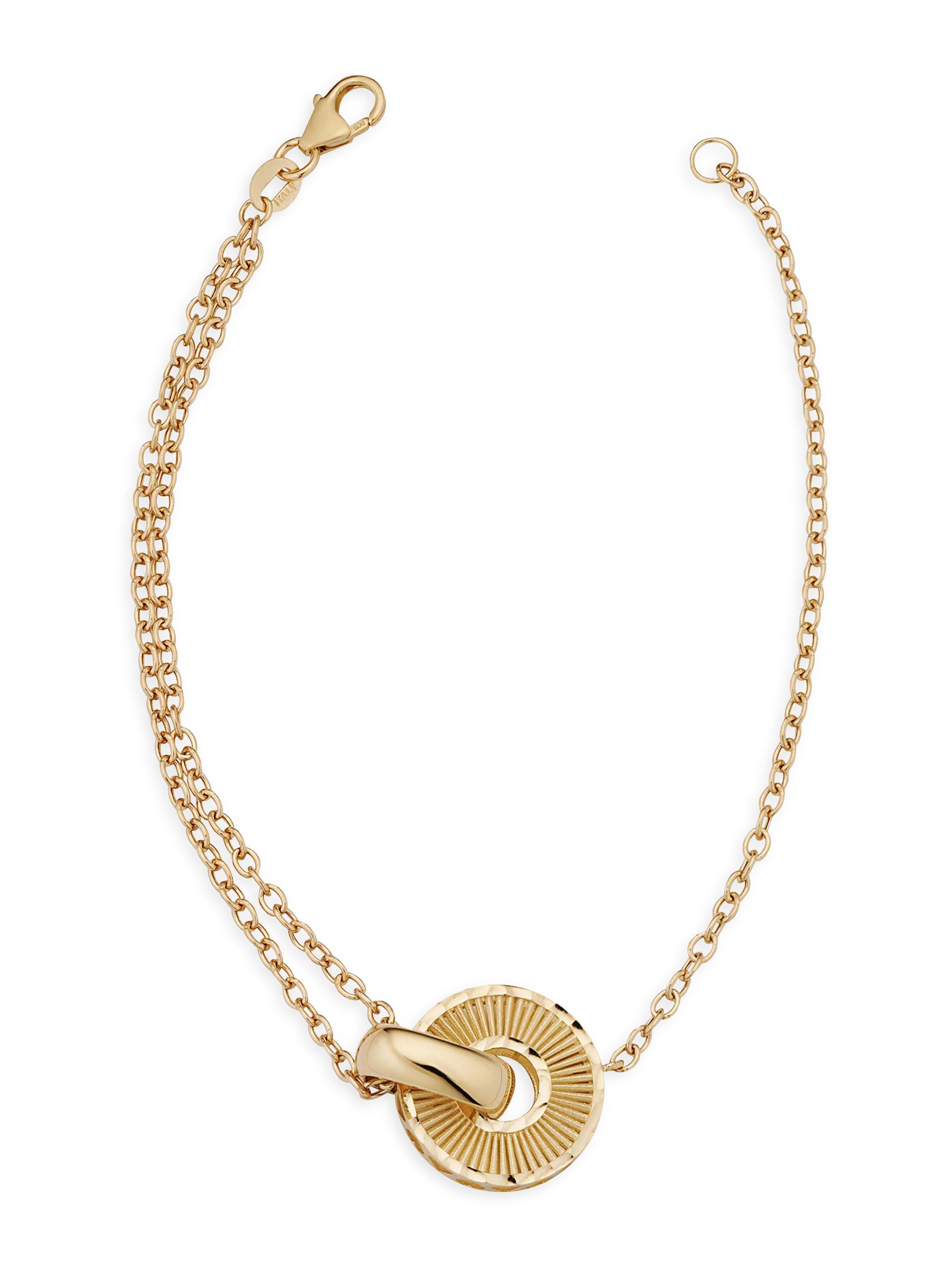 Oradina Women's 14K Yellow Gold Icon Bracelet - Yellow Gold