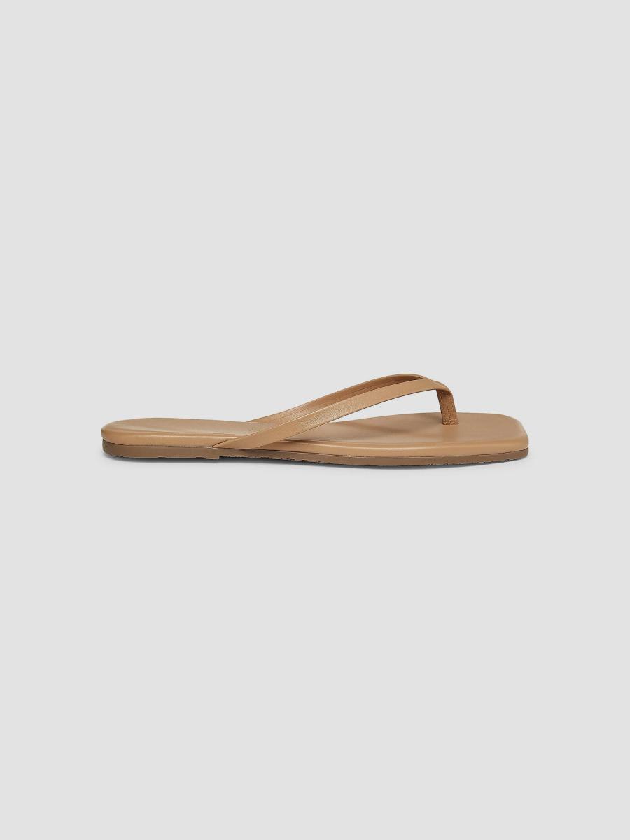 Tkees Square-Toe Lily Leather Sandals | Saks Fifth Avenue