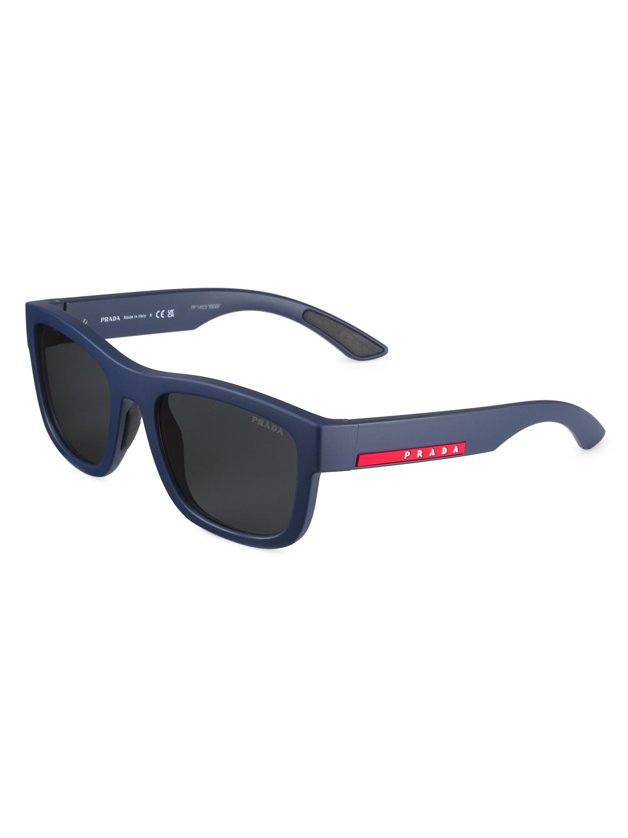 Prada Linea Rossa 56MM Square Sunglasses | Saks Fifth Avenue