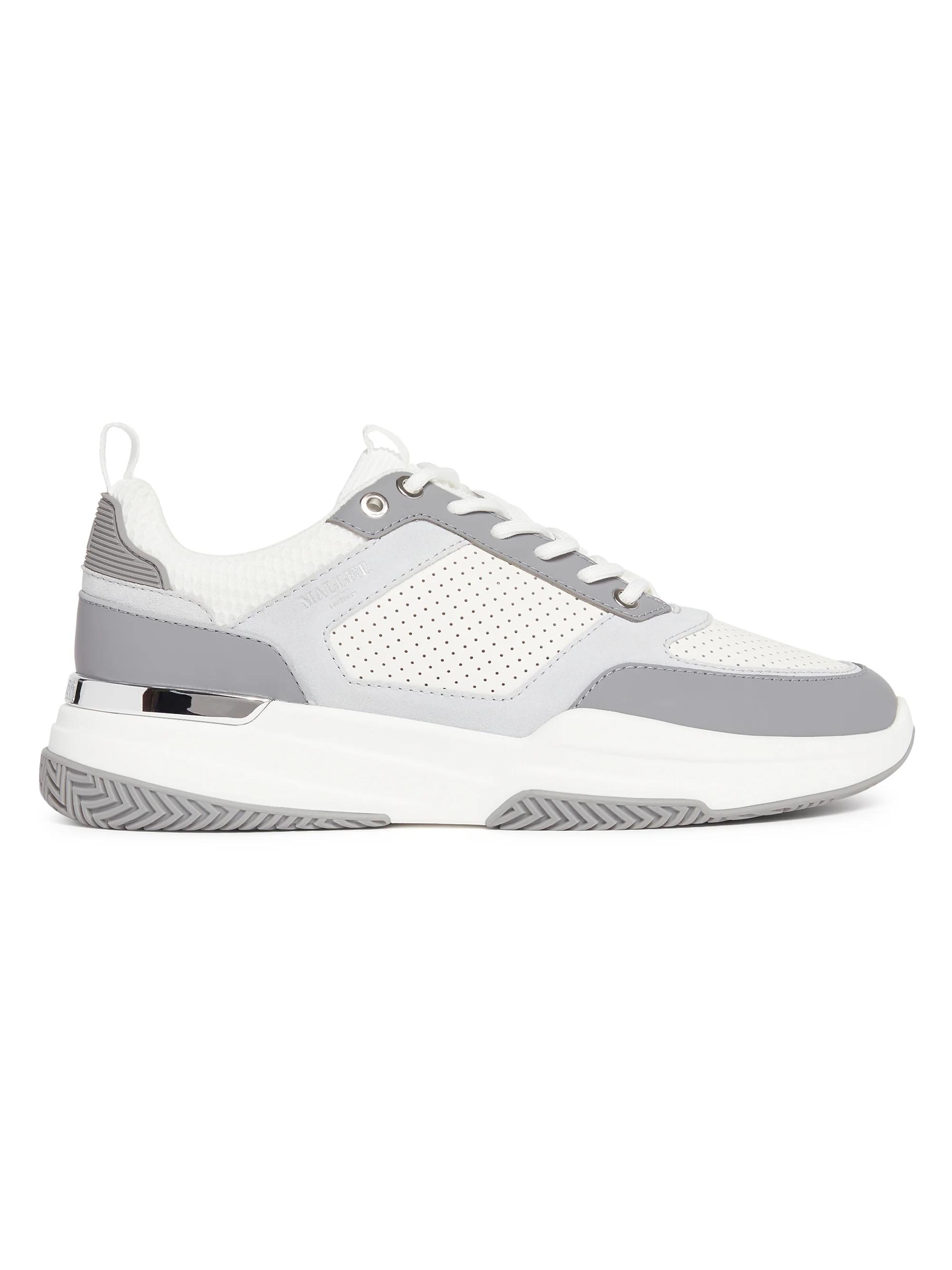 Mallet Men's Radnor Leather Low-Top Sneakers - Grey