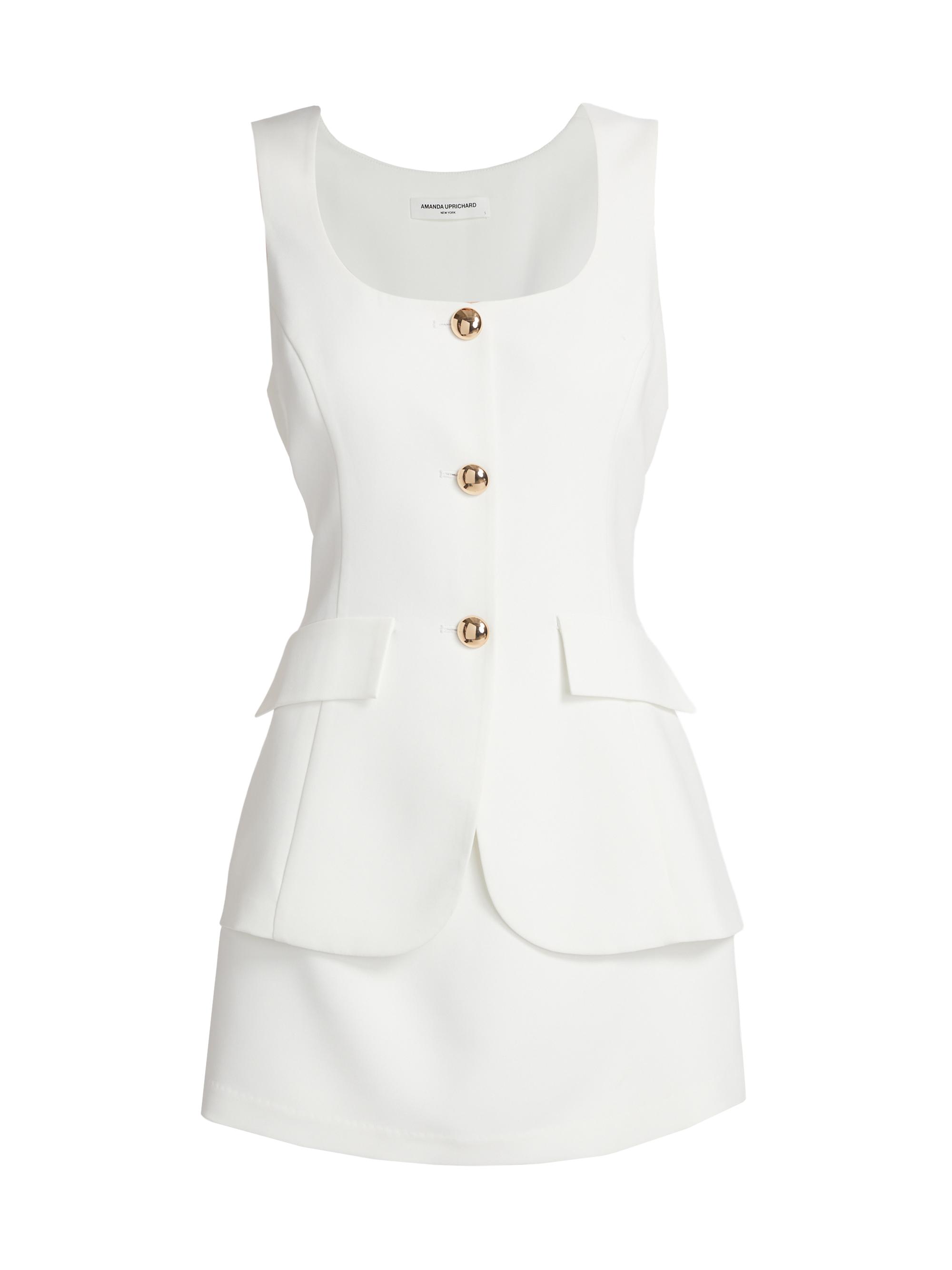 Amanda Uprichard Women's Kya Sleeveless Vest Minidress -