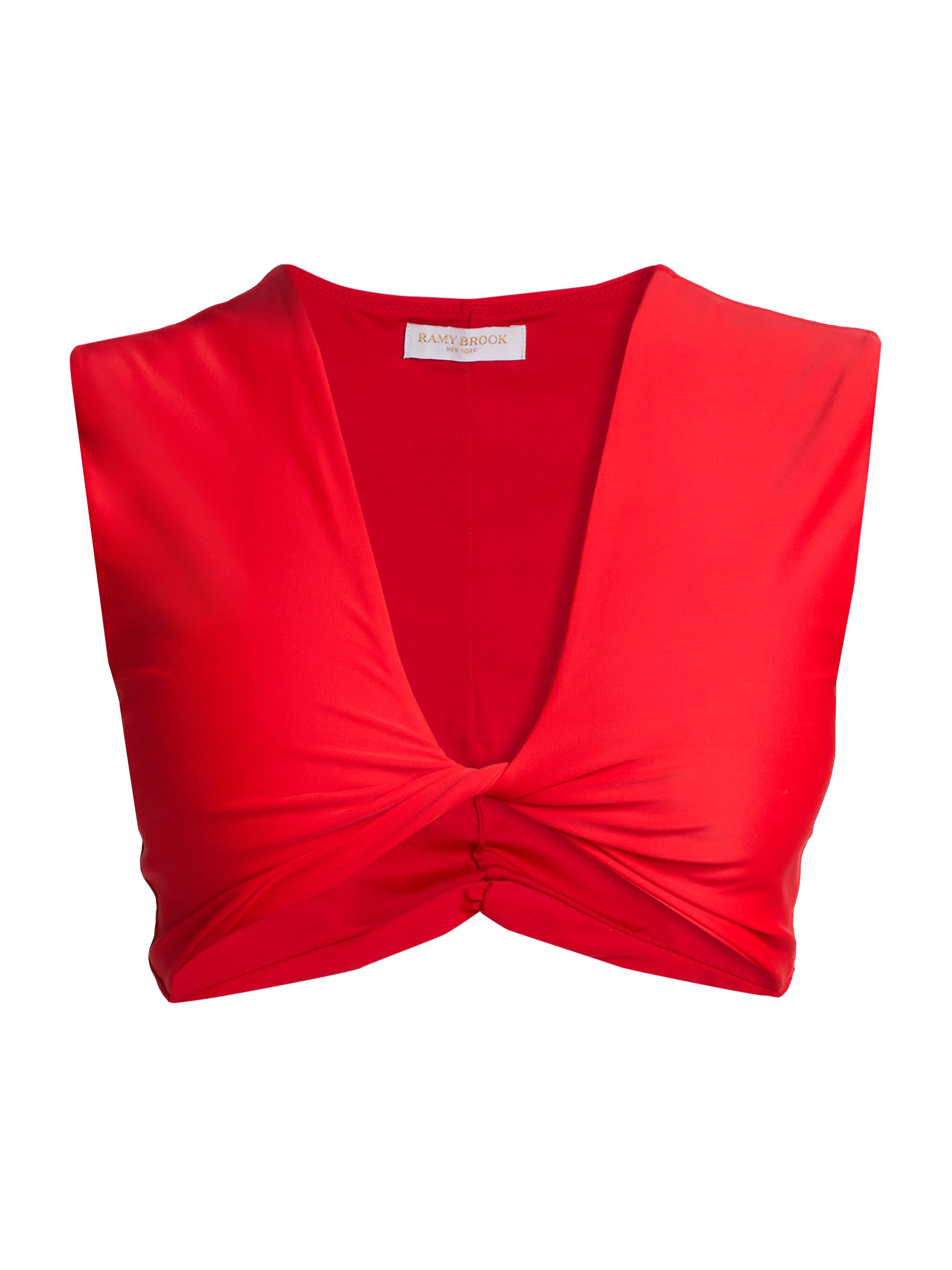 Ramy Brook Women's Oliwia Bikini Top - Flame