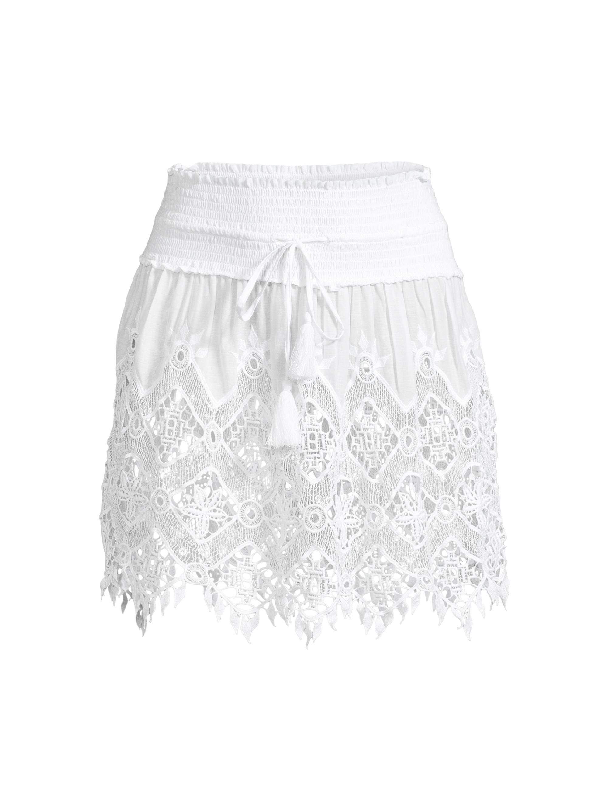 Ramy Brook Women's Ailani Cover-Up Miniskirt - White