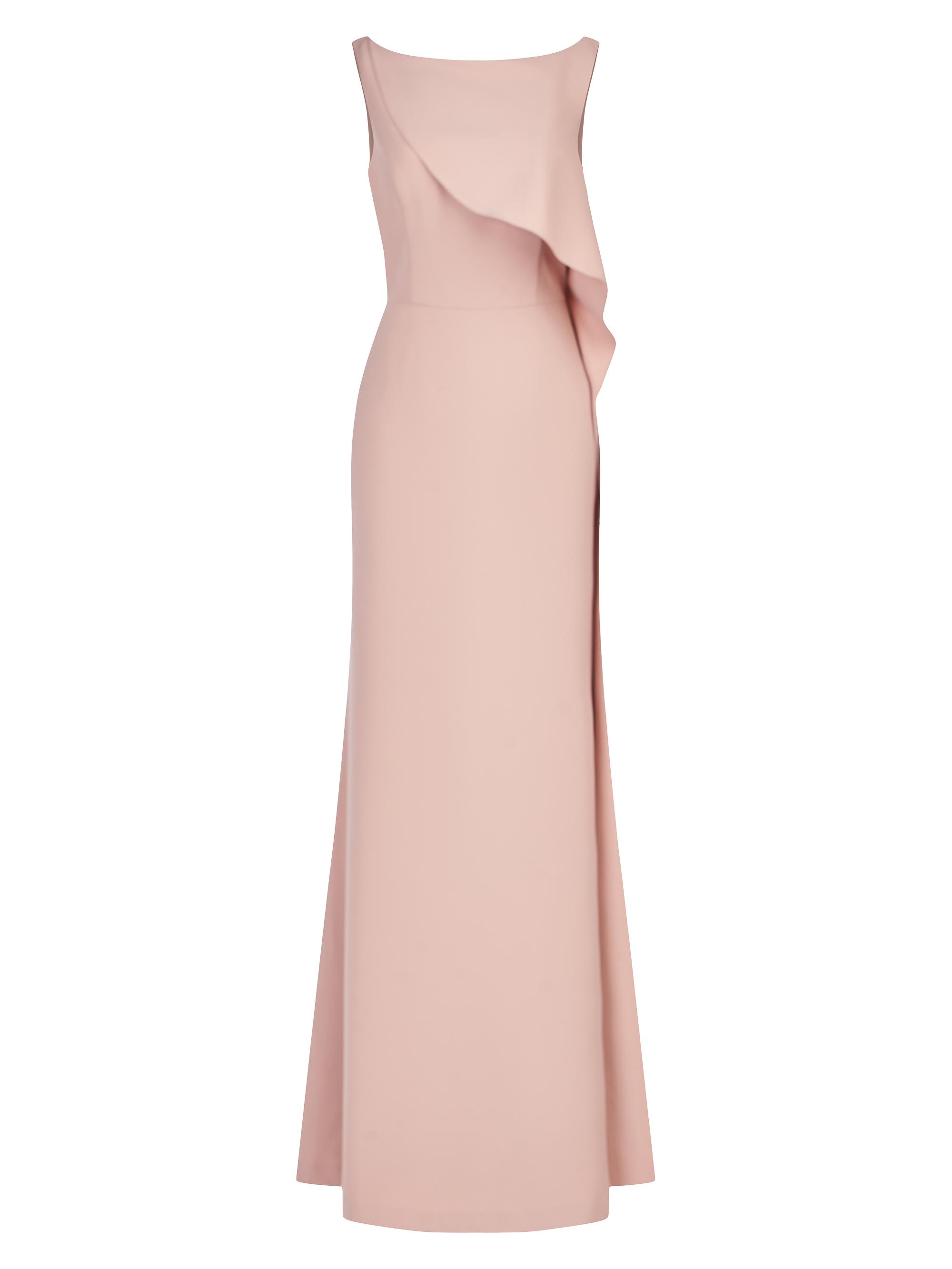 Kay Unger Women's Anabella Draped Ruffle Gown - Soft Blush