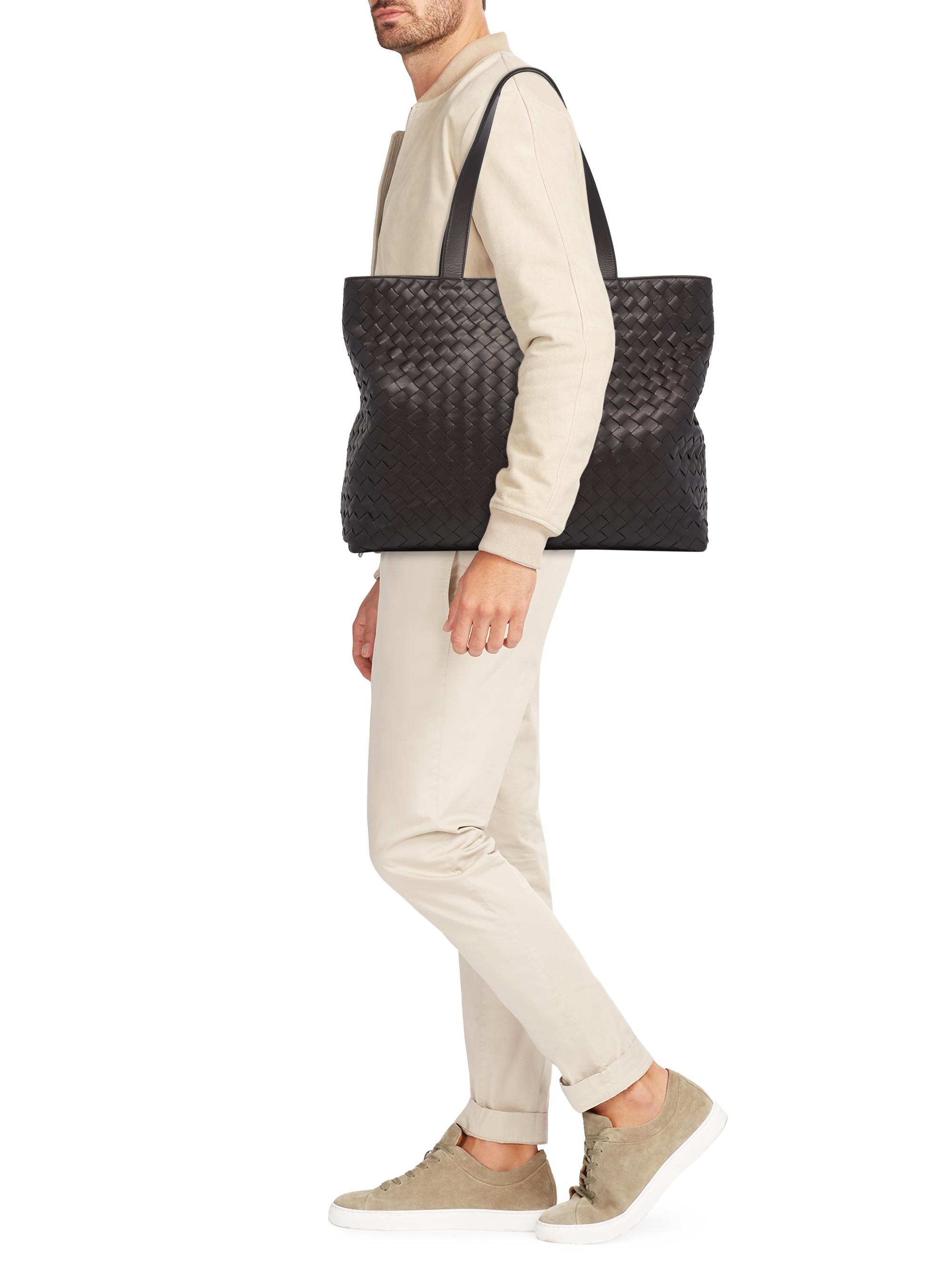 Bottega Veneta Large Intrecciato Leather Zip Tote | Saks Fifth Avenue