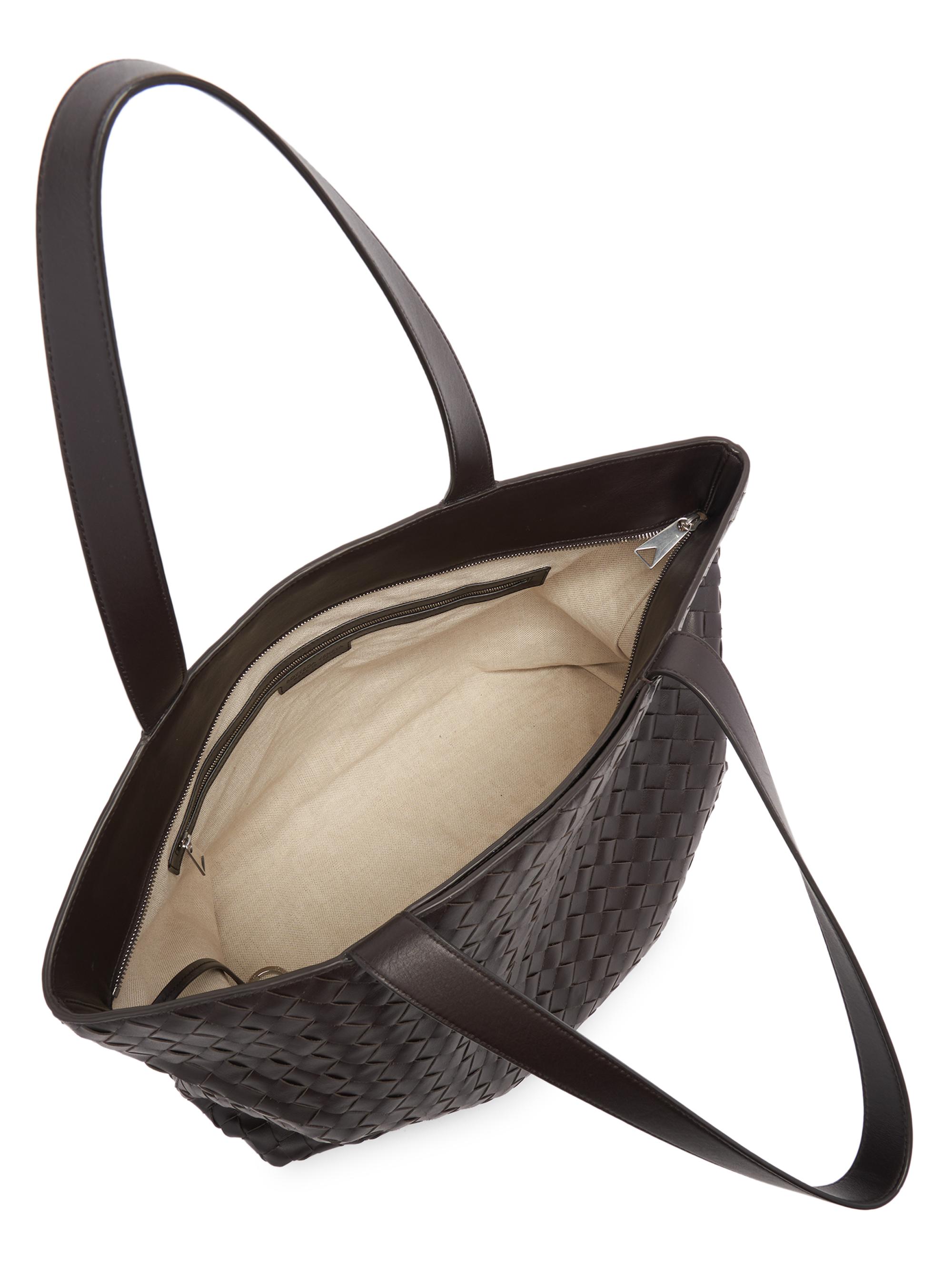Bottega Veneta Large Intrecciato Leather Zip Tote | Saks Fifth Avenue