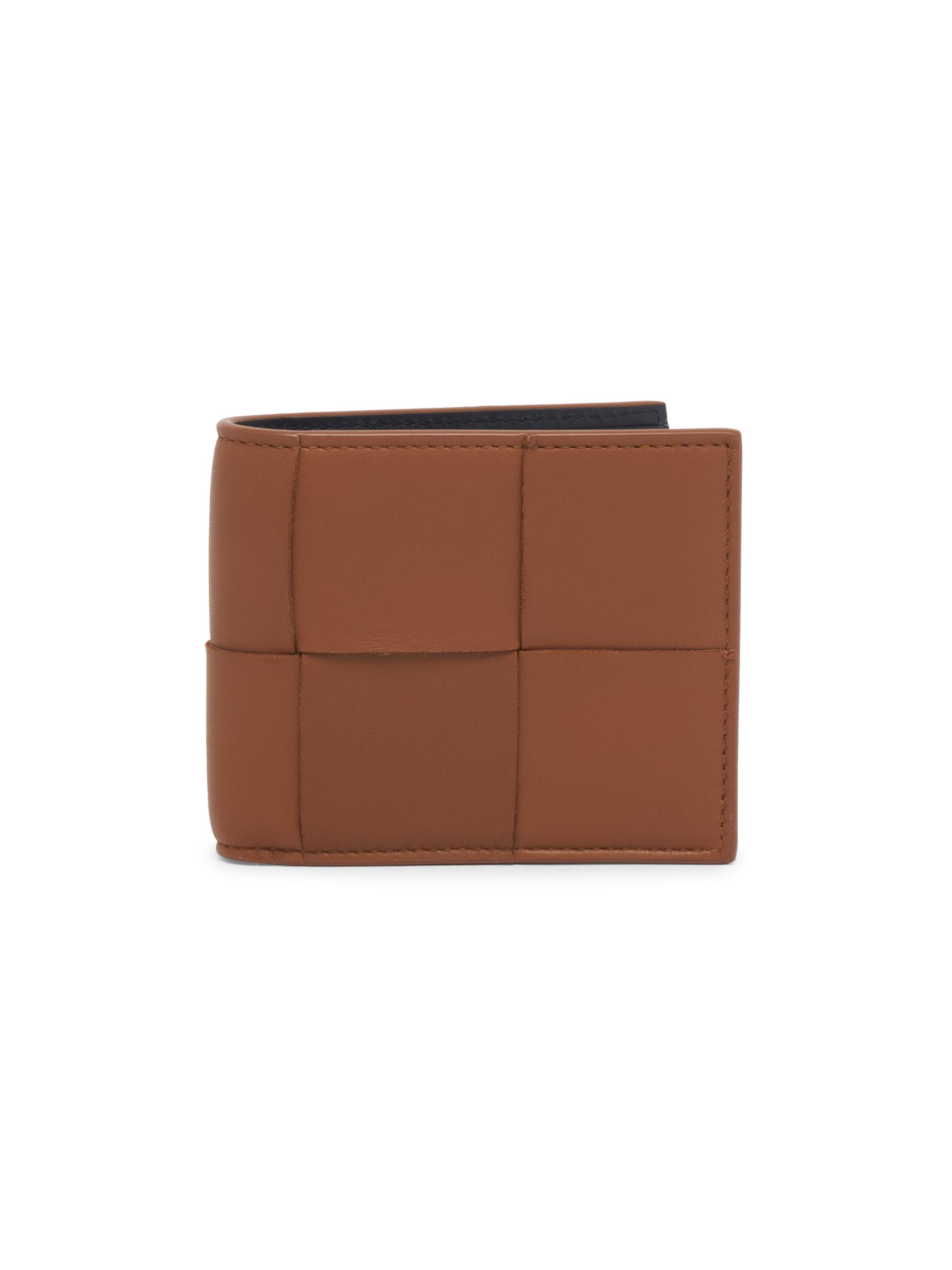 Bottega Veneta Black Rubber Bifold Wallet
