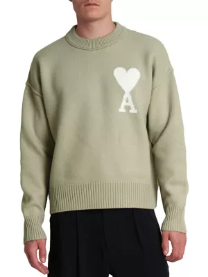 AMI PARIS - Ami De Coeur In Wool Sweater