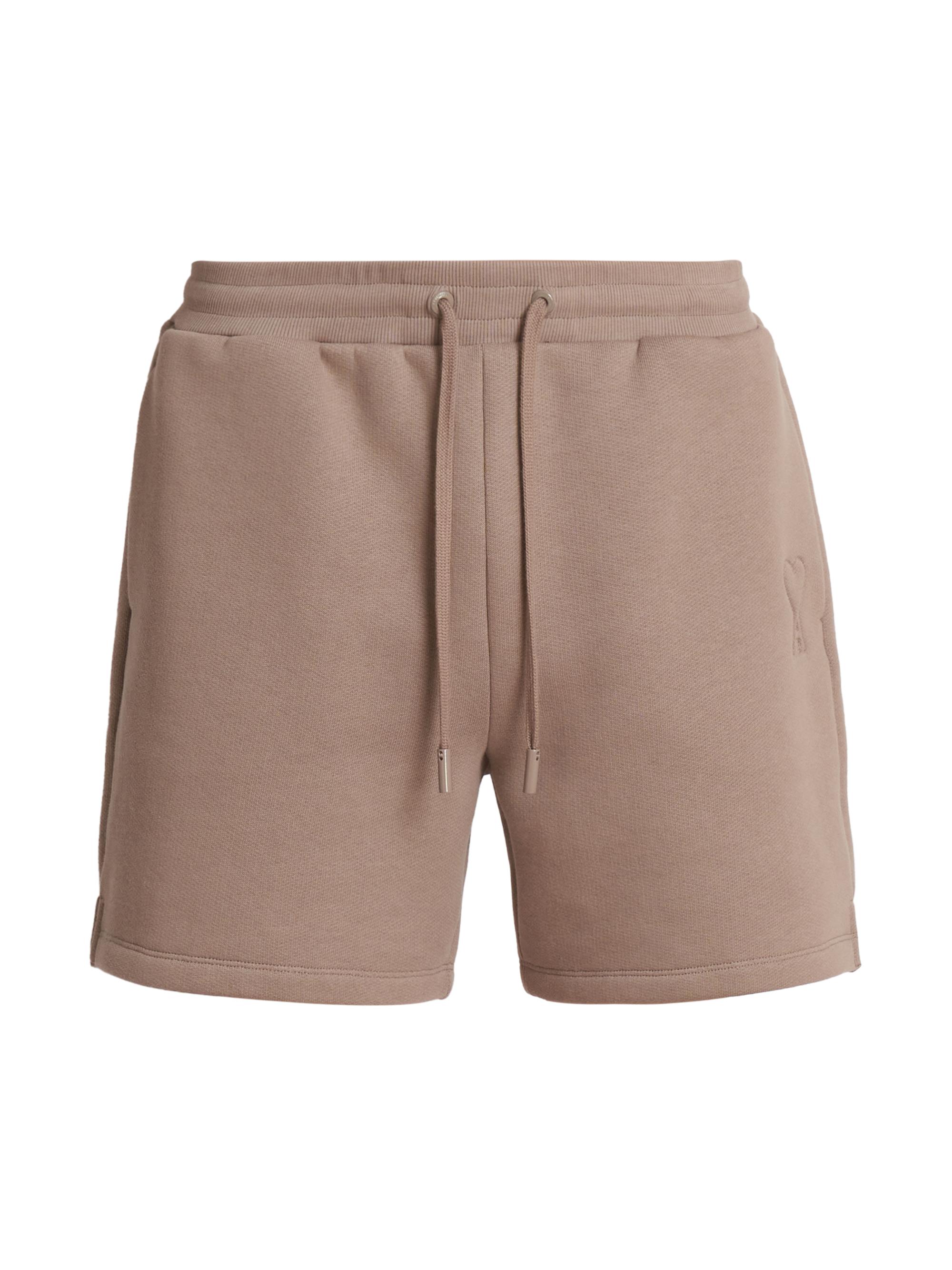 AMI Paris Men's Ami de Couer Drawstring Shorts - Light Taupe