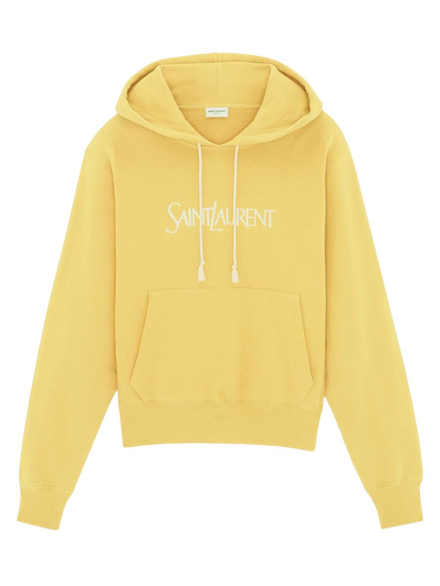 スウェット・トレーナー Saint Laurent Saint Laurent Jersey Oversized Sweatshirt Saint Laurent Sweatshirt | Saks Fifth Avenue