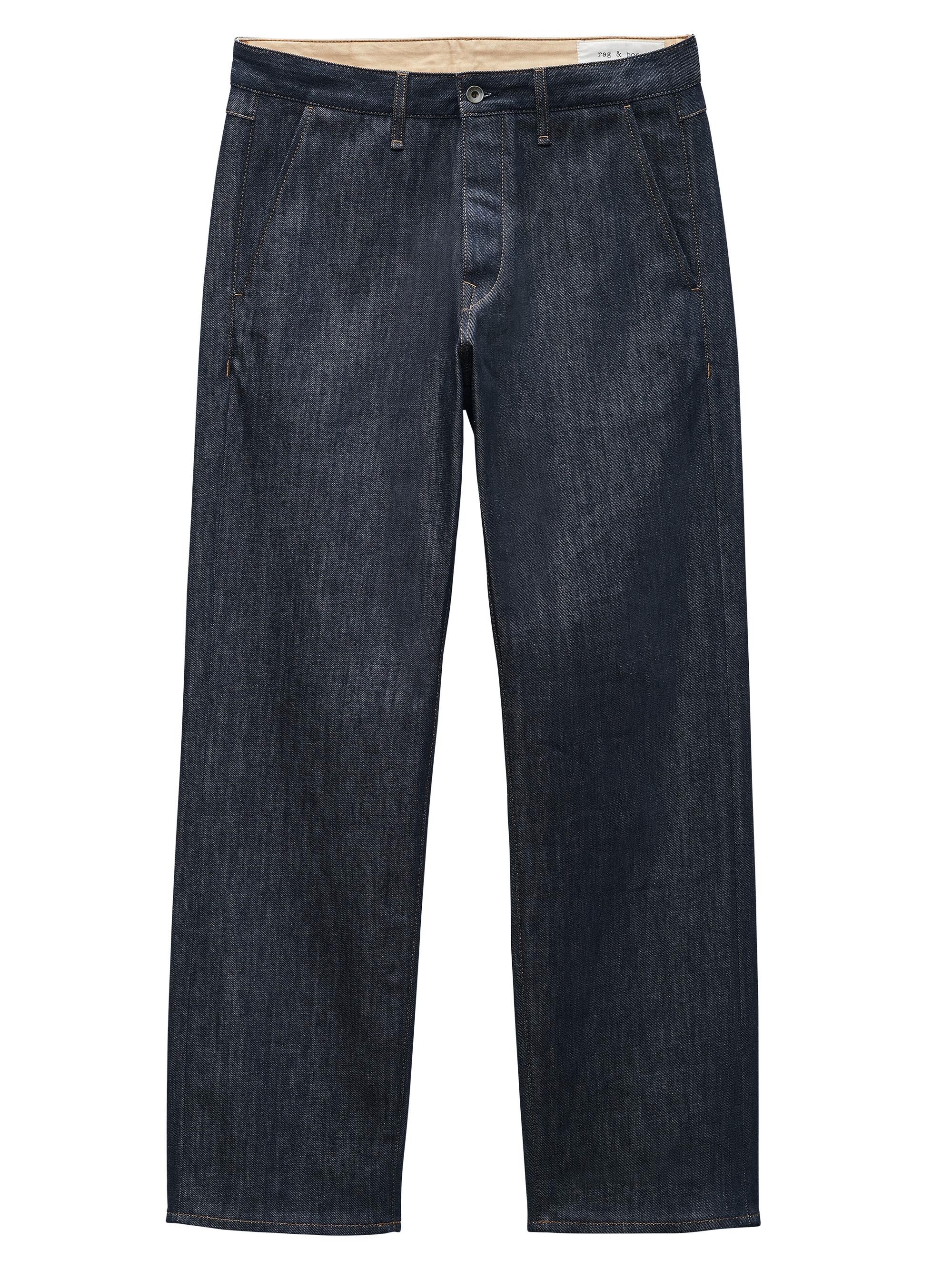 rag & bone Men's Slim Denim Trousers - Raw Indigo