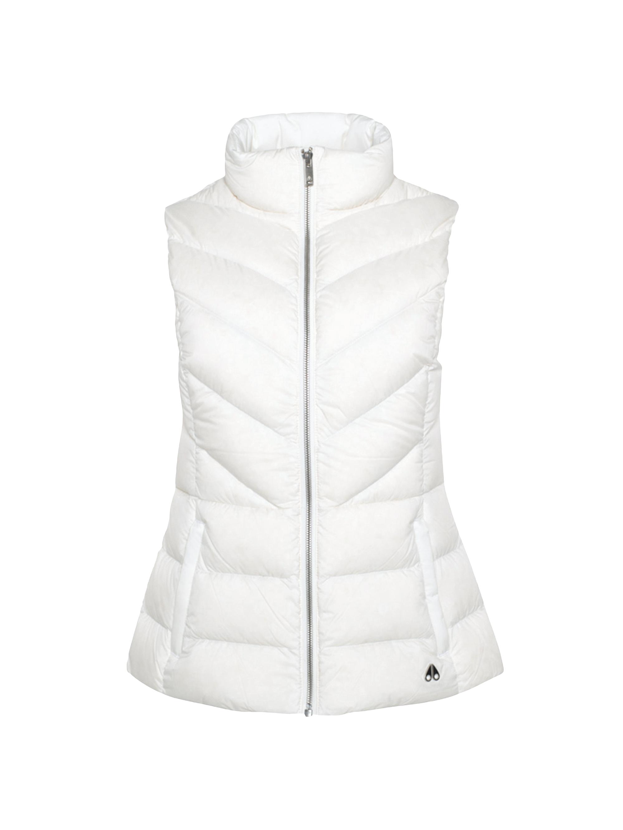 Moose Knuckles Women's Air Down Quilted Vest - Plaster
