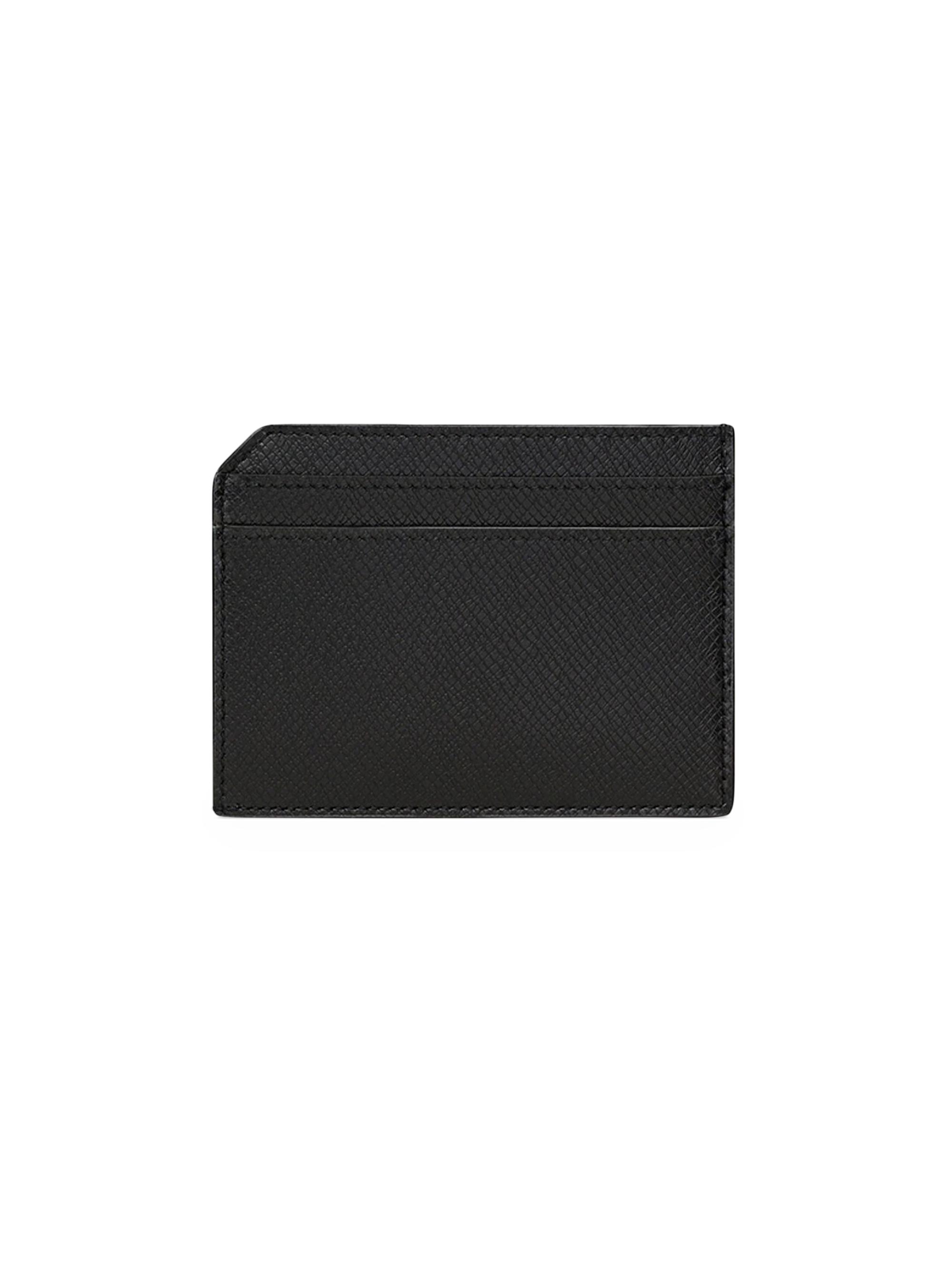 Saint Laurent Open Card Case In Coated Bark Leather | Saks Fifth