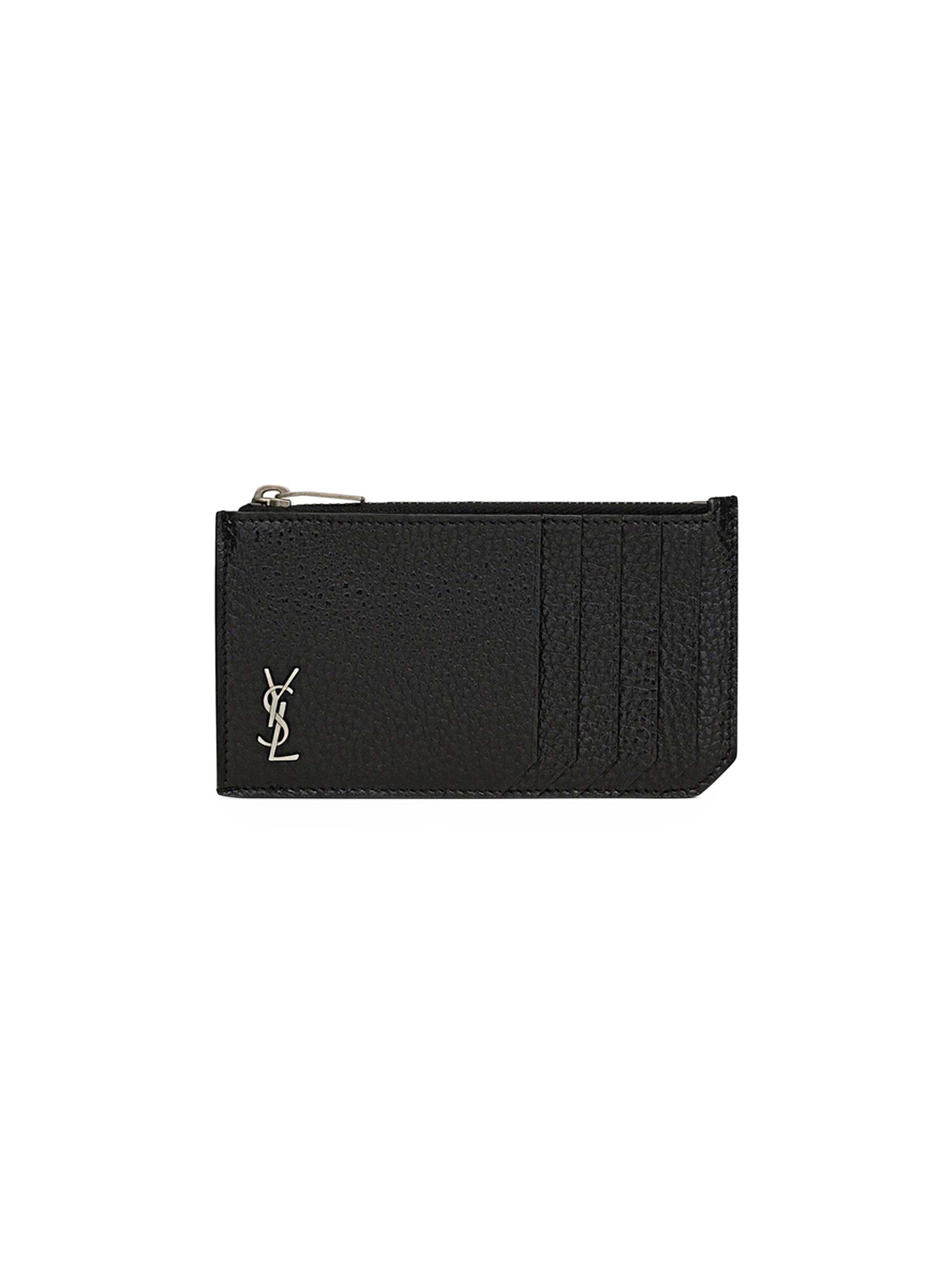 Saint Laurent　ケース SAINT LAURENT PARIS Grooming case in grain de poudre leather in