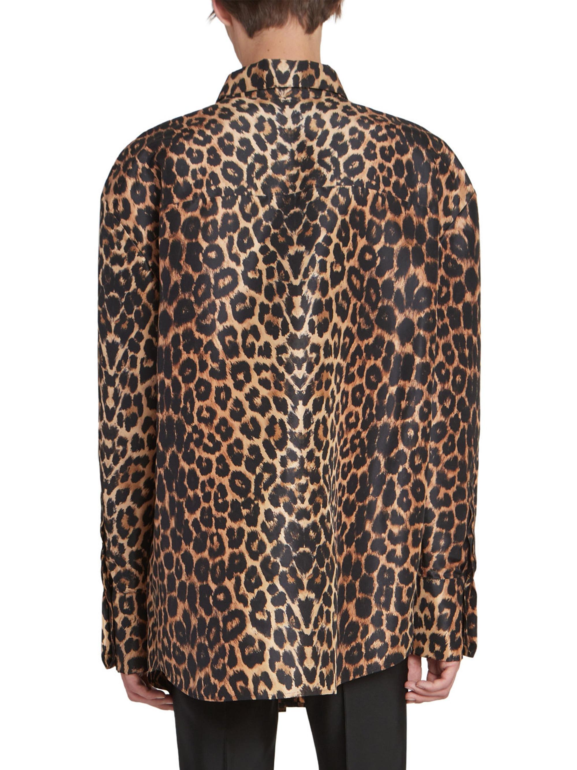 Saint Laurent Oversized Shirt In Silk Taffeta | Saks Fifth Avenue