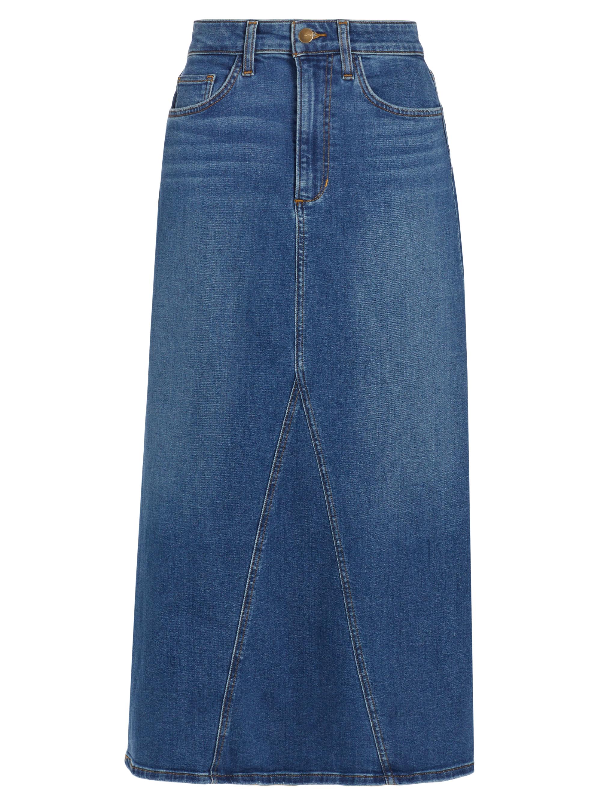 Joe's Jeans Women's The Tulie Denim Midi-Skirt - Dazzling