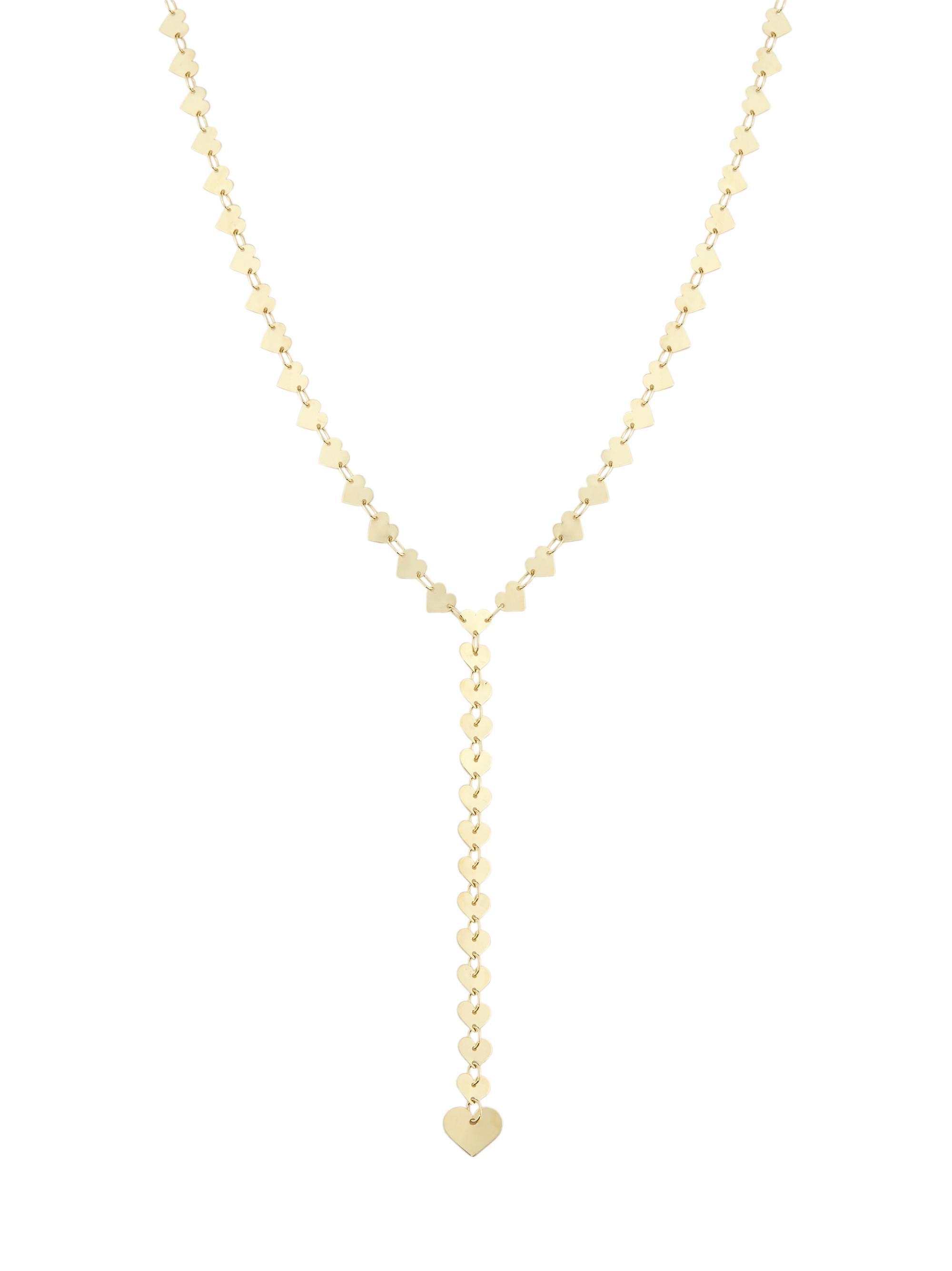 Saks Fifth Avenue Collection Women's 14K Yellow Gold Heart Lariat Necklace - Yellow Gold