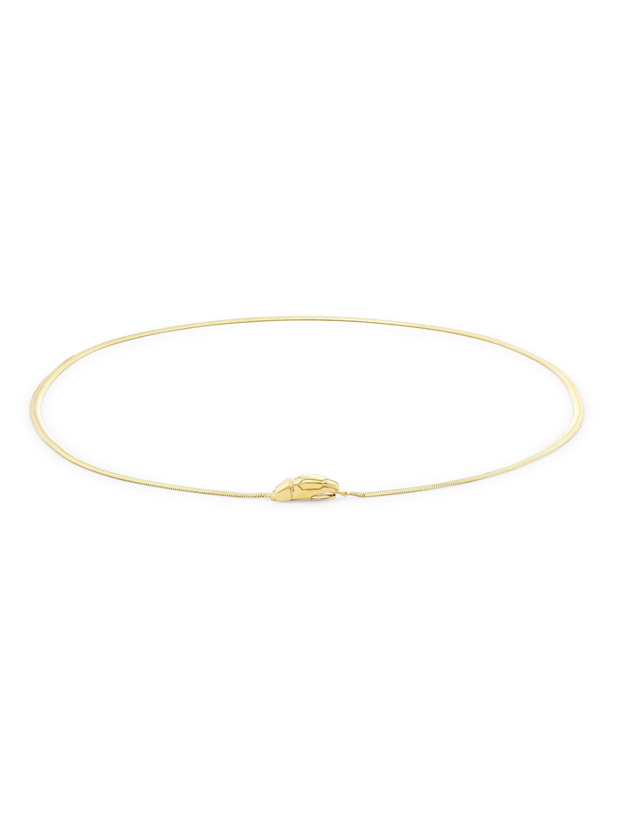 Saks Fifth Avenue Collection Women's 14K Yellow Gold Snake Chain Necklace - Yellow Gold