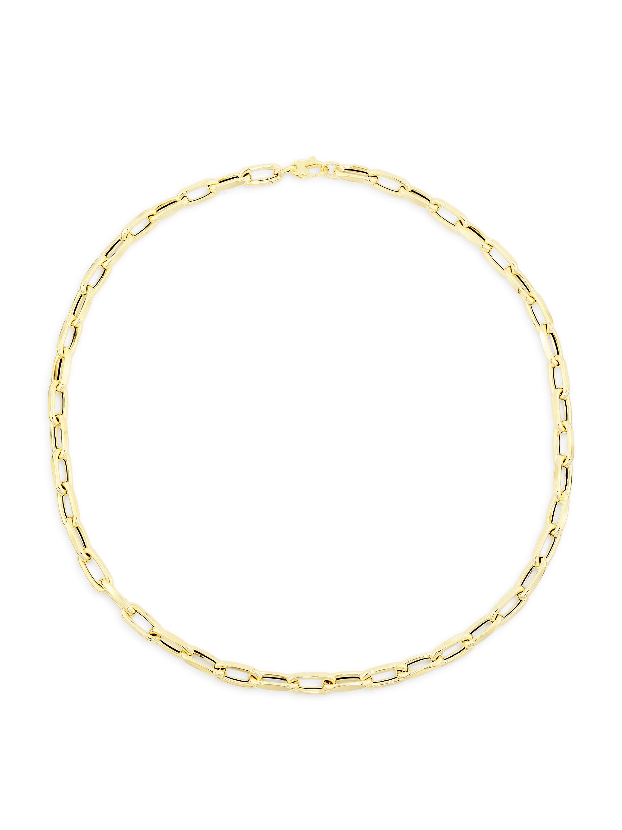 Saks Fifth Avenue Collection Women's 14K Yellow Gold Paper Clip Chain Necklace/18" - Yellow Gold