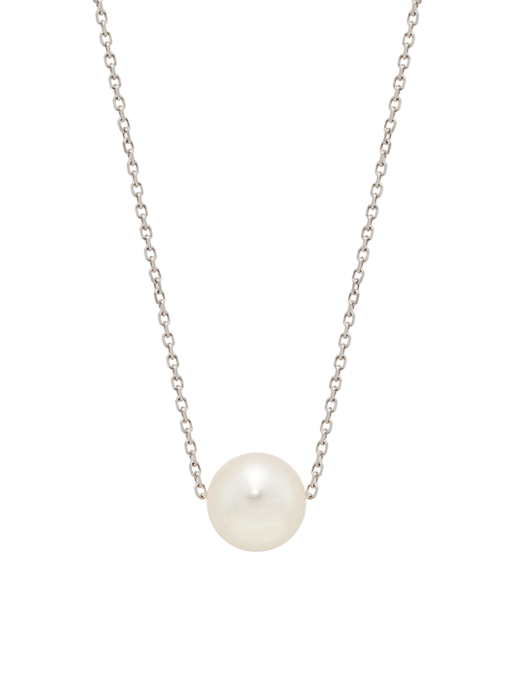 Saks Fifth Avenue Collection Women's 14K White Gold & Pearl Pendant Necklace - White Gold