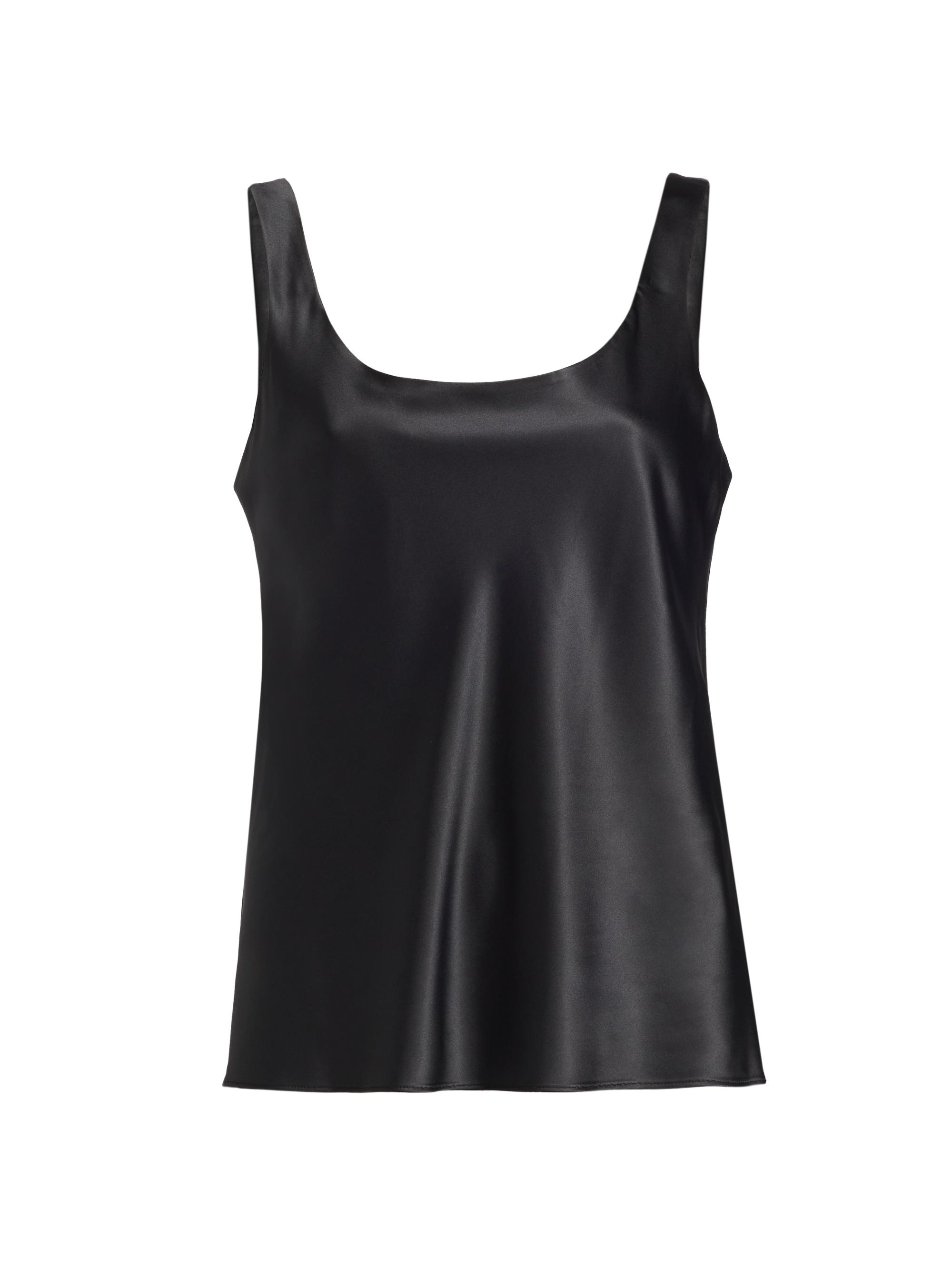 Natori Women's Glamour Stretch Satin Tank - Black