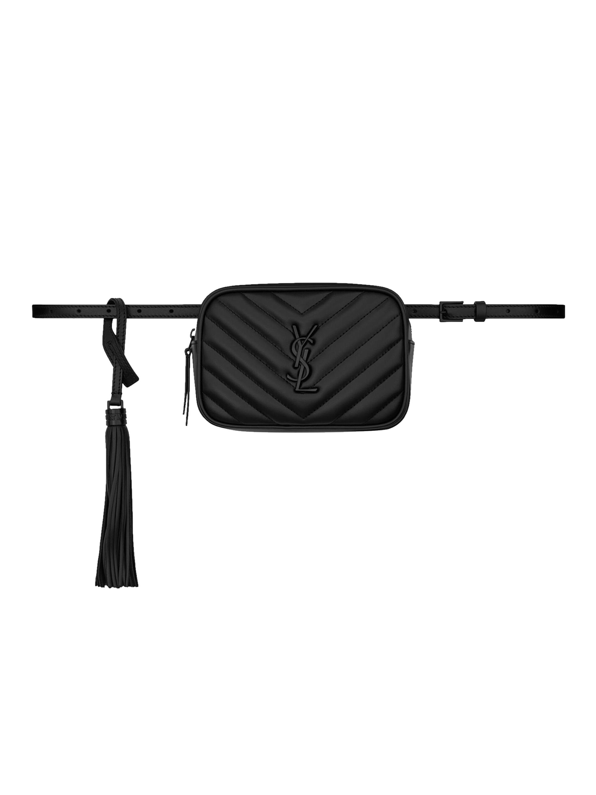 Saint Laurent Women's Lou Belt Bag In Quilted Leather - Black