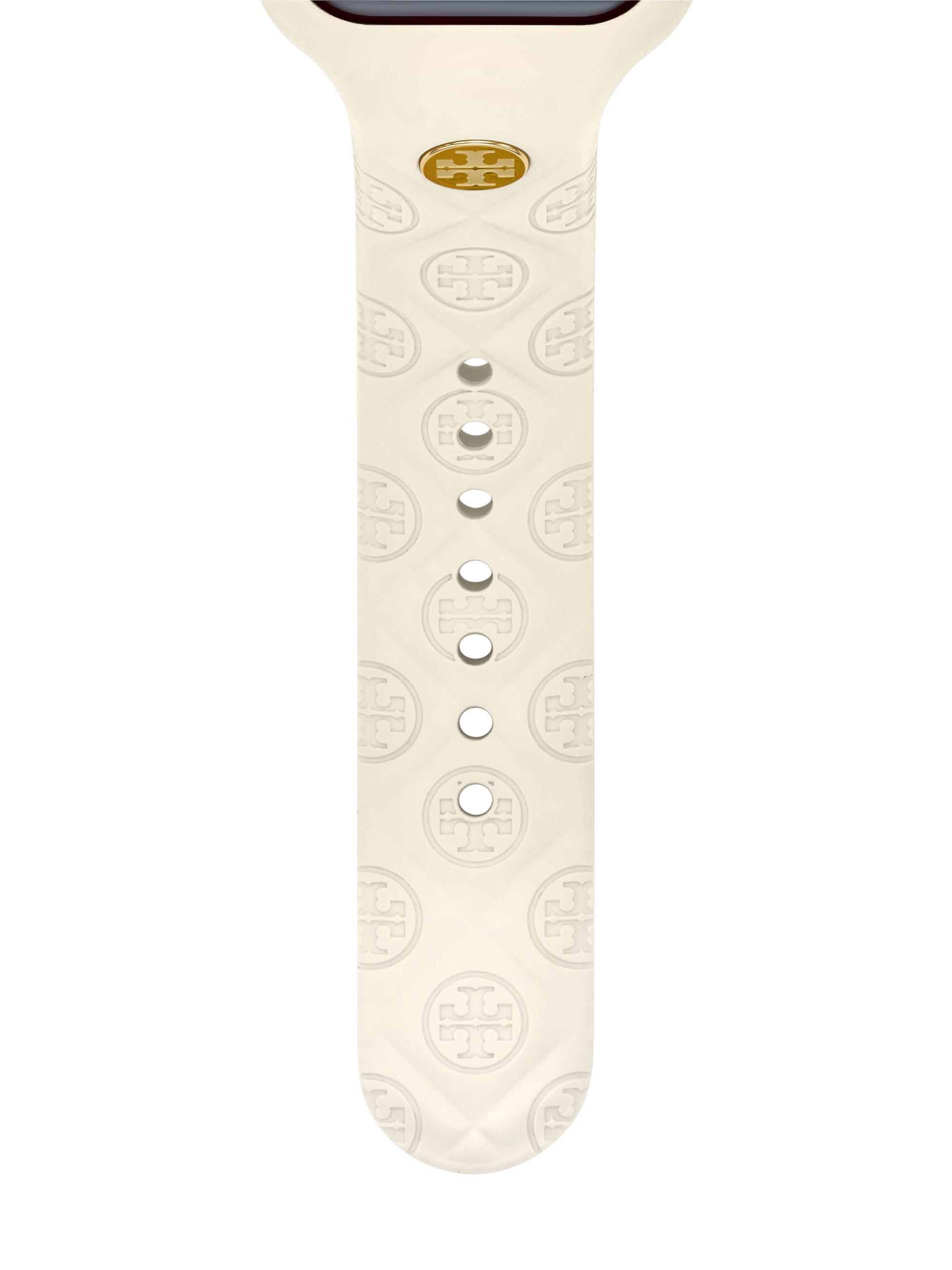 Tory Burch T Monogram Silicone Apple Watch® Strap/20MM  display picture 2