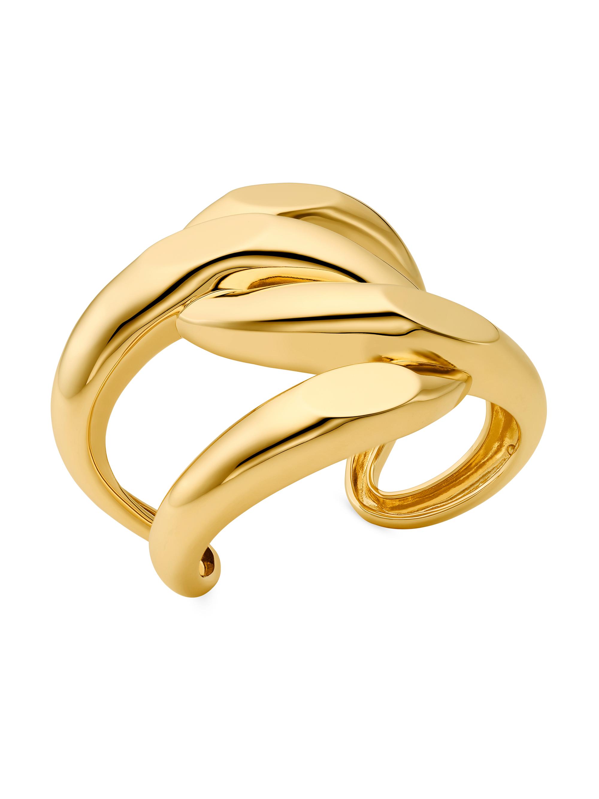 Michael Kors Women's Statement Link Curb Chain Cuff - Gold